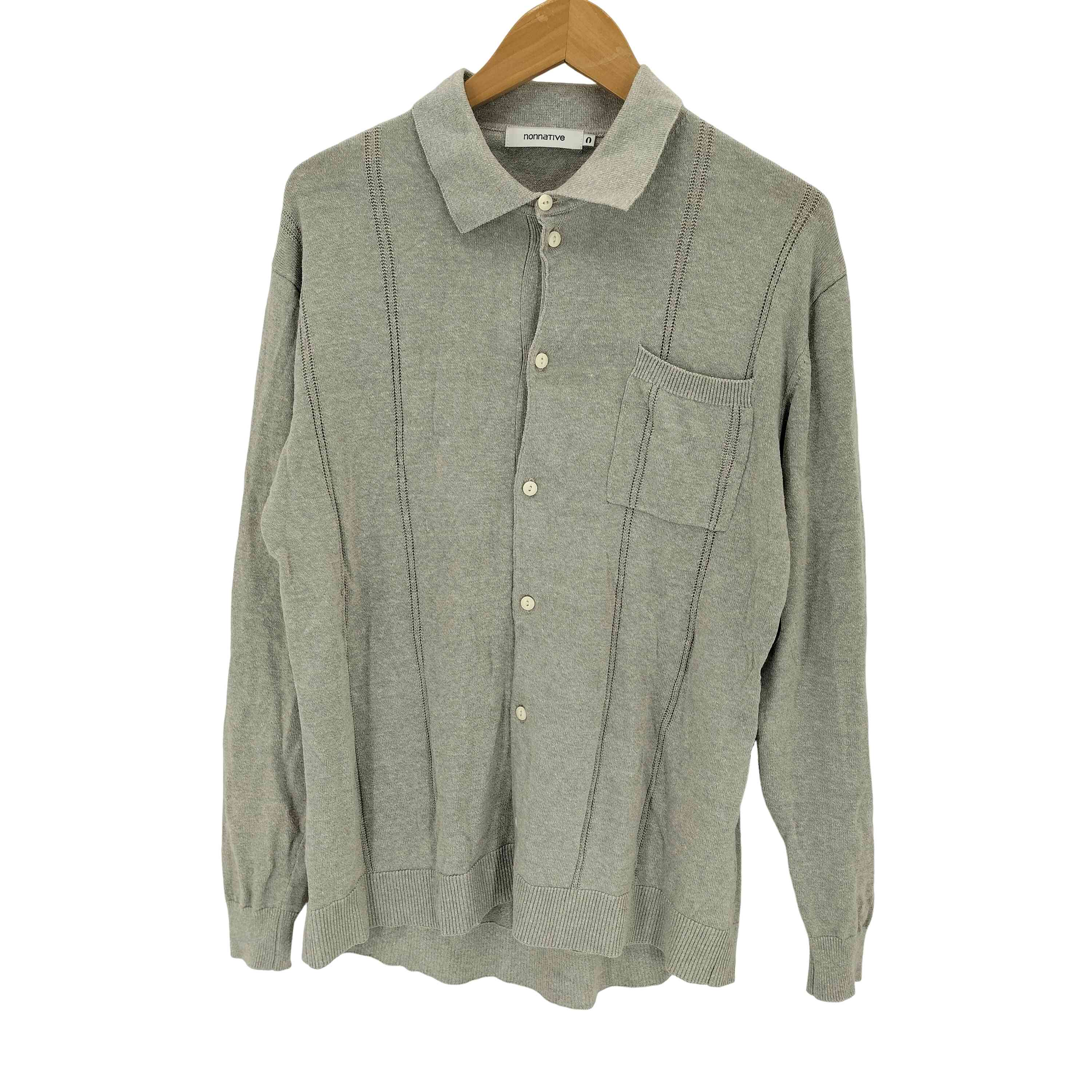 【中古】ノン原住民 nonnative 25SS POLO CARDIGAN メンズ JPN：0