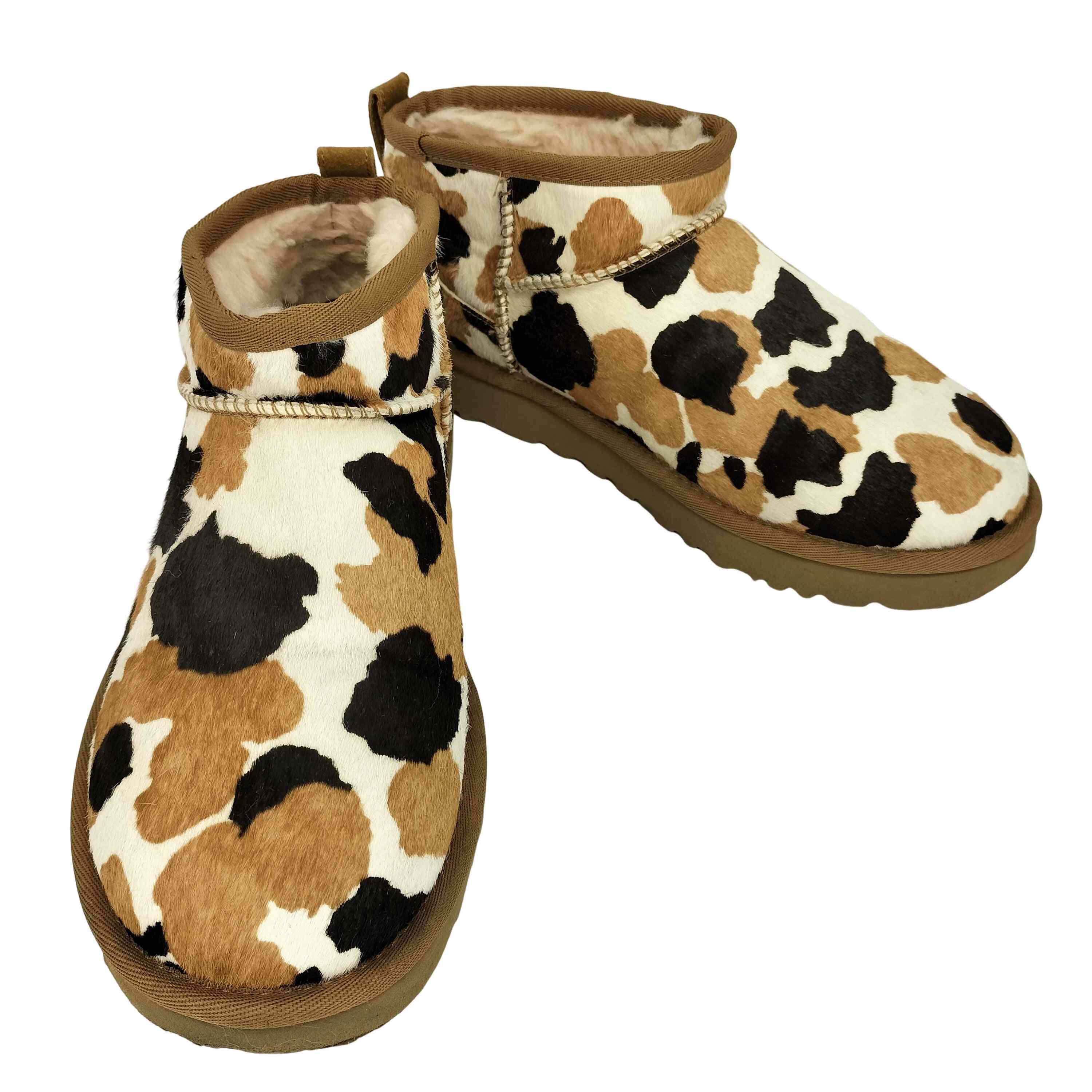 【中古】アグ UGG Classic Ultra Mini Cow Print ハラコ レディース 25cm|BAZZSTORE ブランド古着バズストア