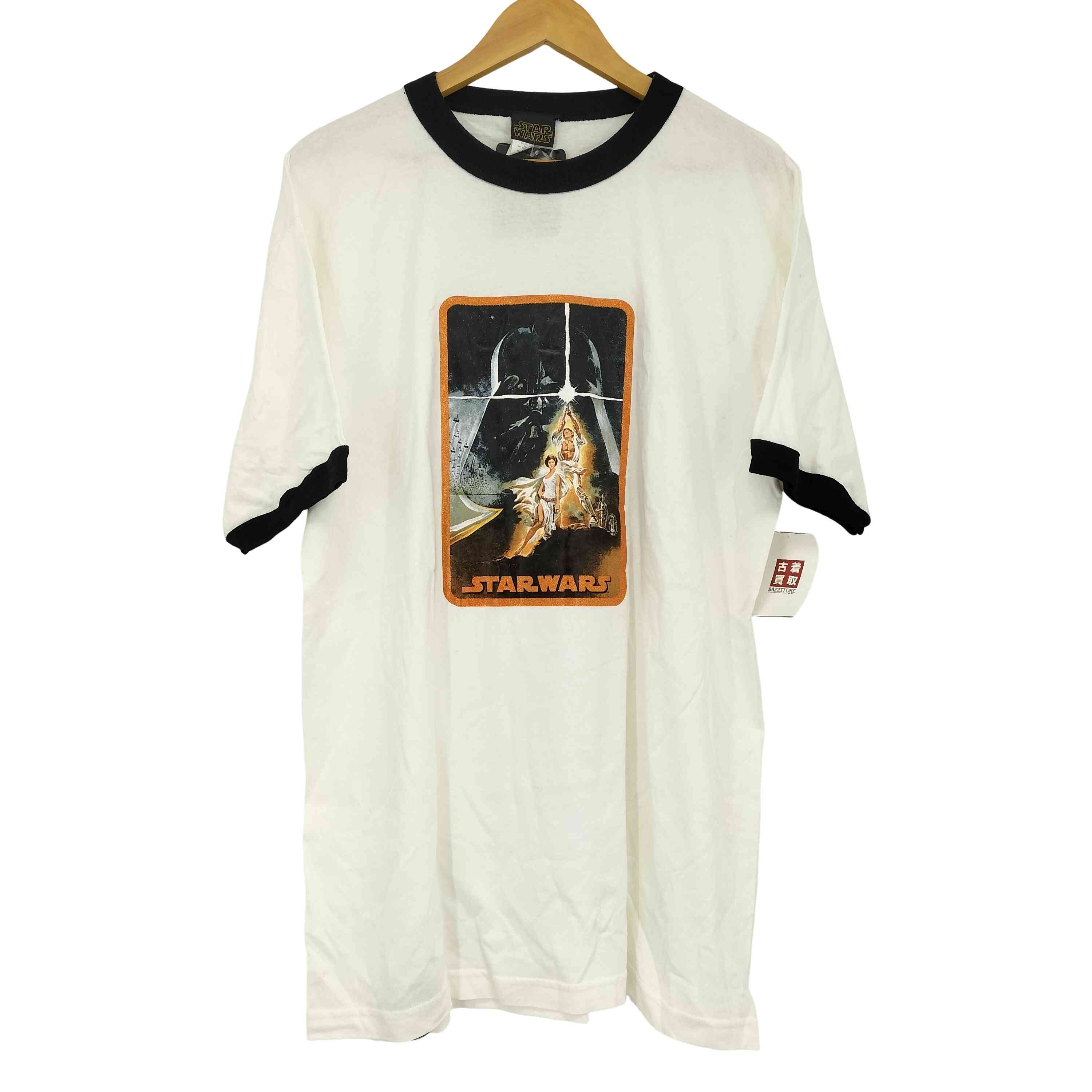 【中古】ユーズドフルギ USED古着 00S giantボディ ムービープリントリンガーTシャツ メンズ import：XL