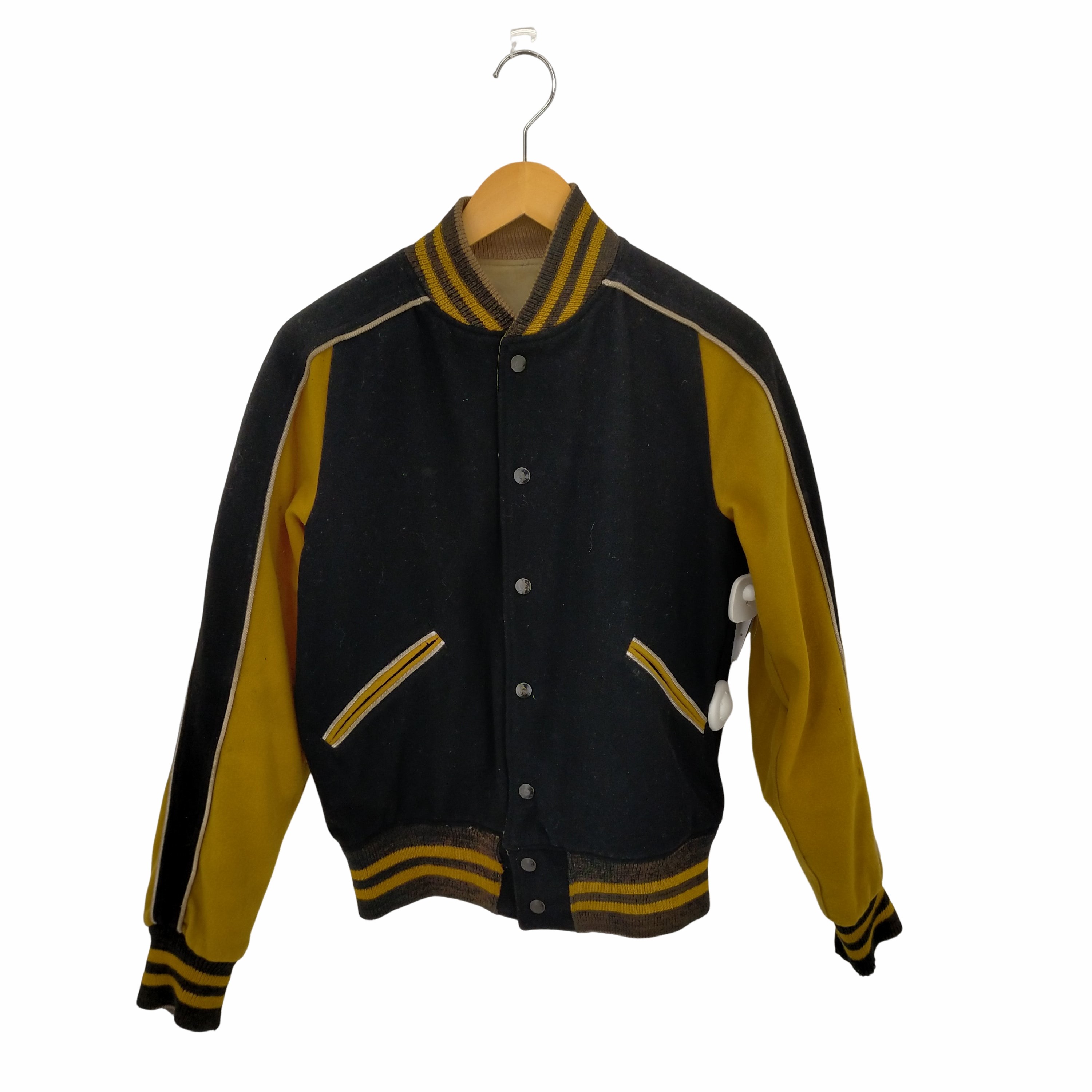 楽天市場】50s BUTWIN 襟付き ワッペン メルトンウール スタジャン