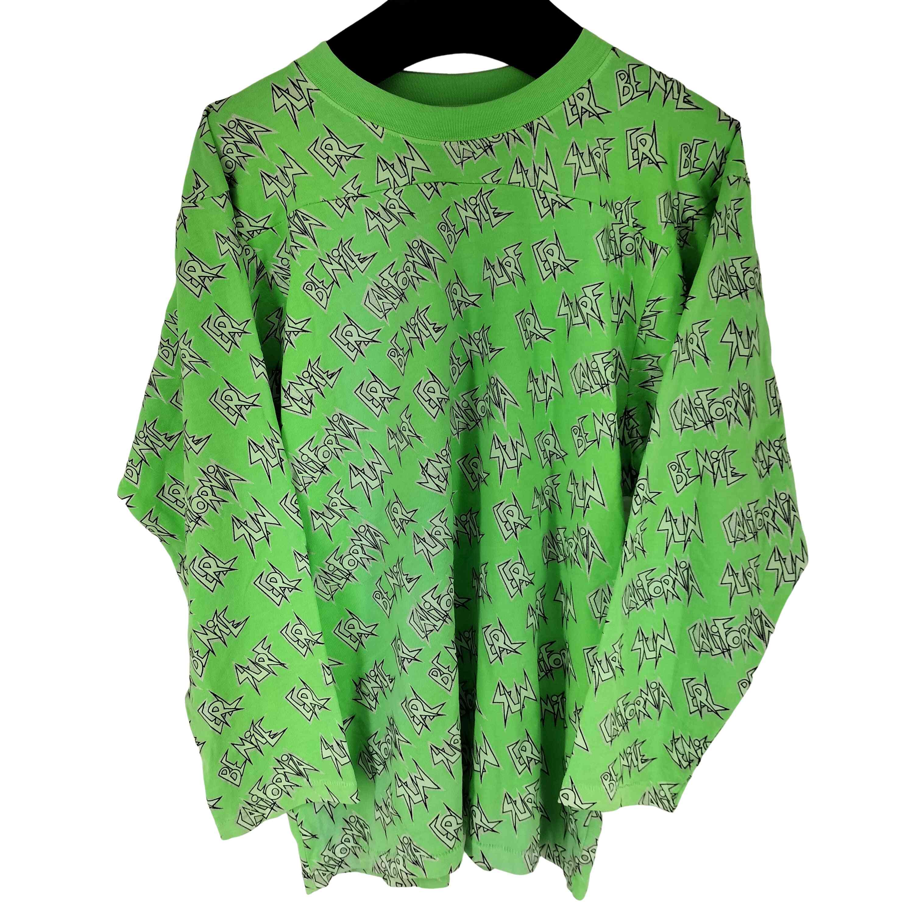 【中古】イーアールエル ERL ALL OVER LOGO PRINT T SHIRT メンズ import：L ｜BAZZSTORE ブランド古着バズストア 7,620円