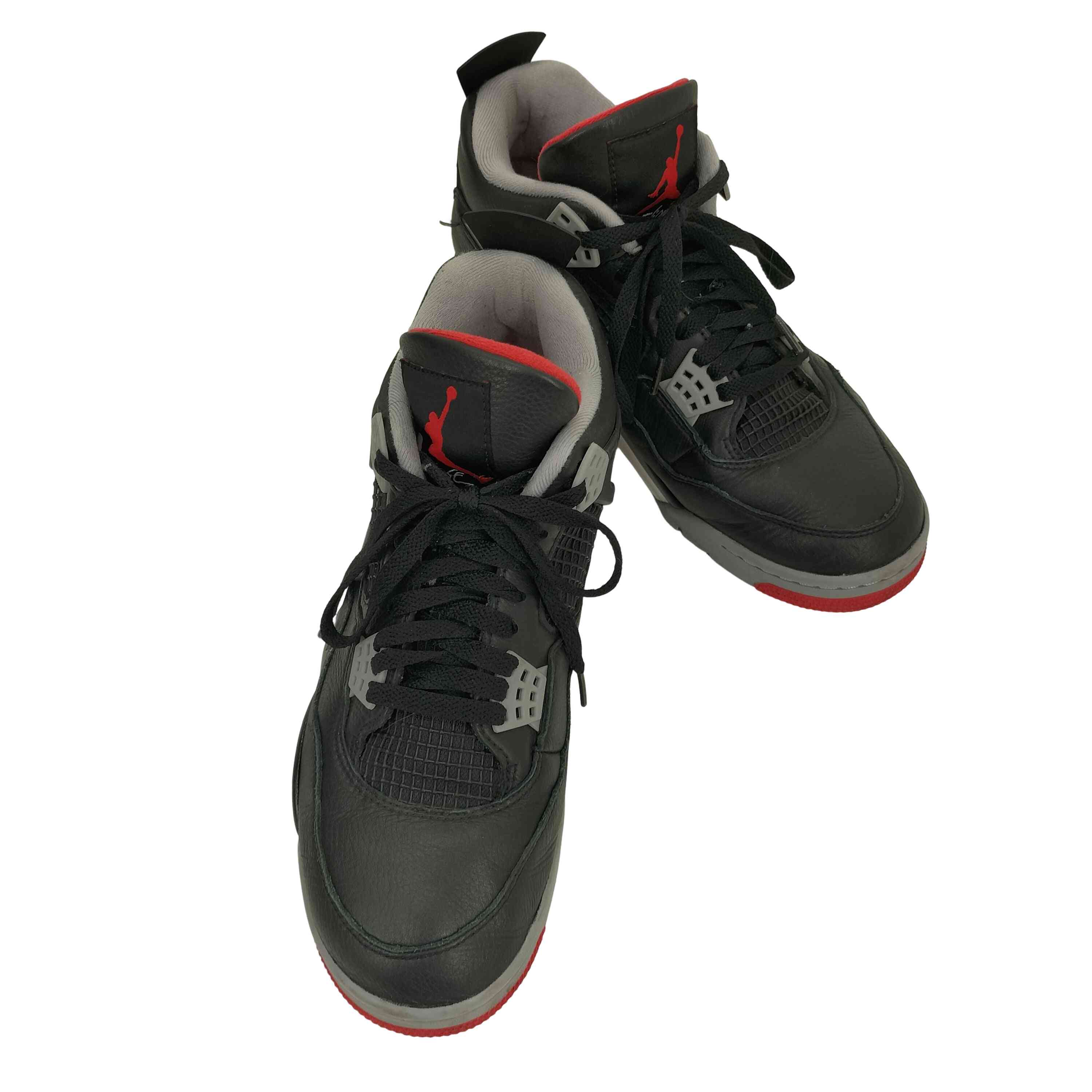 【中古】ナイキ NIKE  Air Jordan 4 Retro Bred Reimagined エアジョーダン レトロ 食パン リイマジンド スニーカー メンズ JPN：28