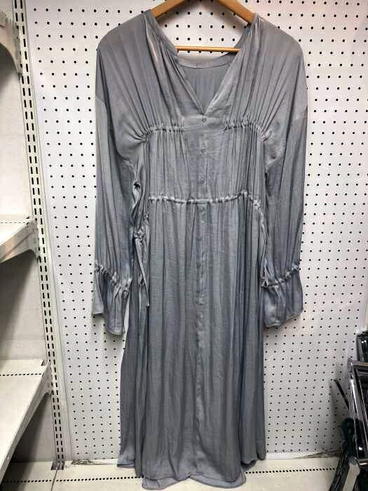 Fray I D フレイアイディー サテンギャザーワンピース レディース ワンピース シフォン レディース One Size 中古 ブランド古着バズストア Musiciantuts Com