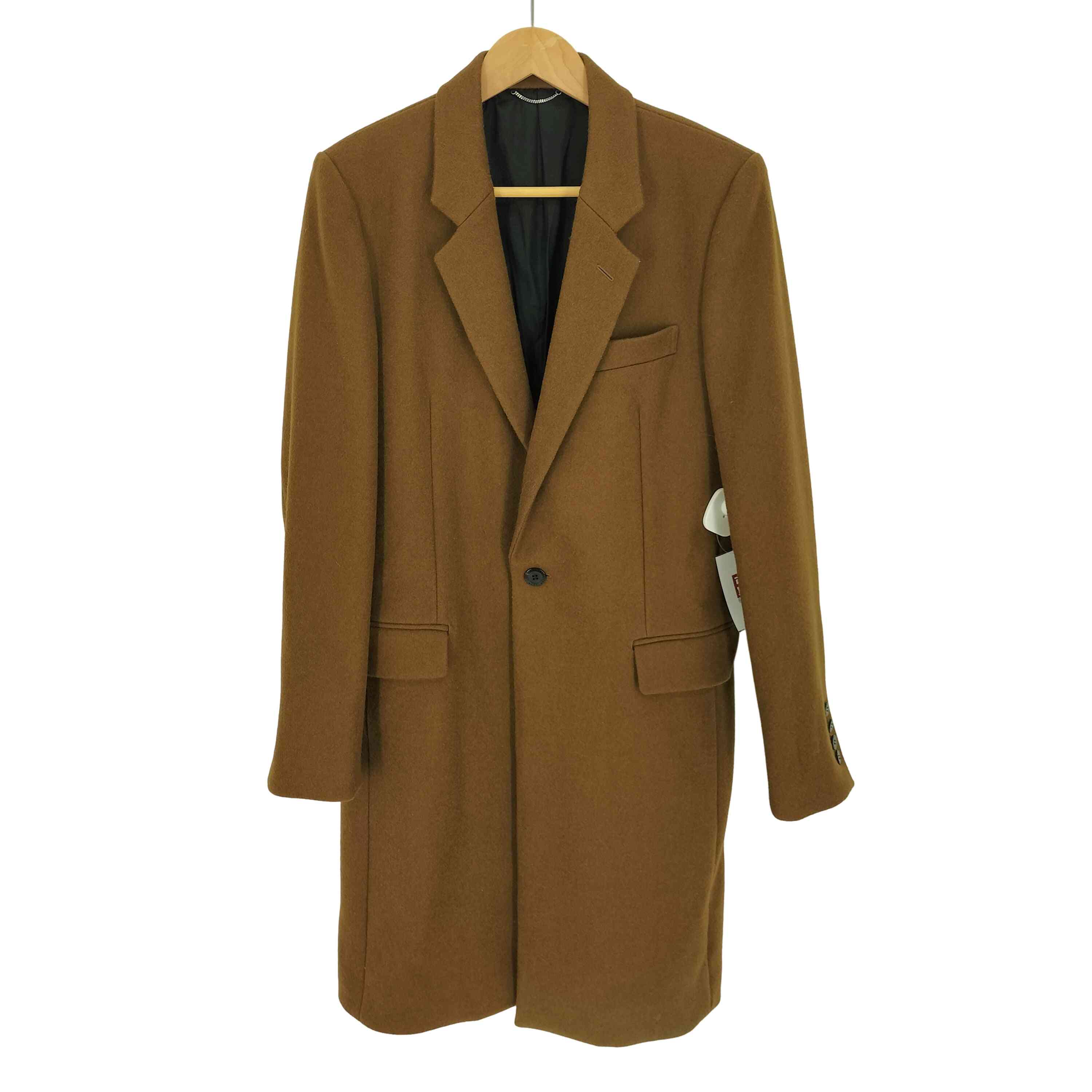 【中古】ジョンローレンスサリバン JOHN LAWRENCE SULLIVAN 羊毛 チェスター ロング 厚地の外套 メンズ  38