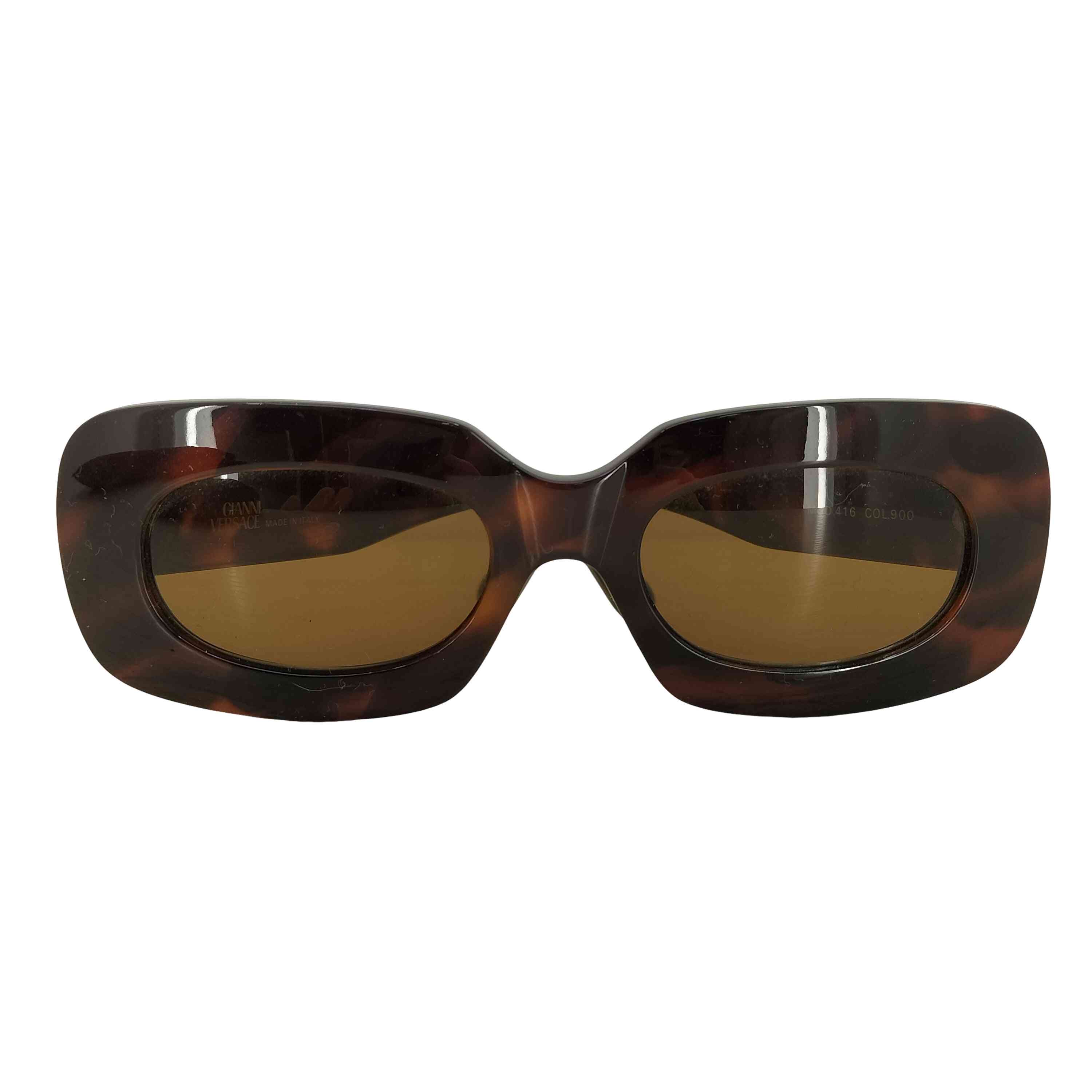 楽天市場】GIANNI VERSACE MOD.418/C OVAL SUNGLASSES BLACK ジャンニ