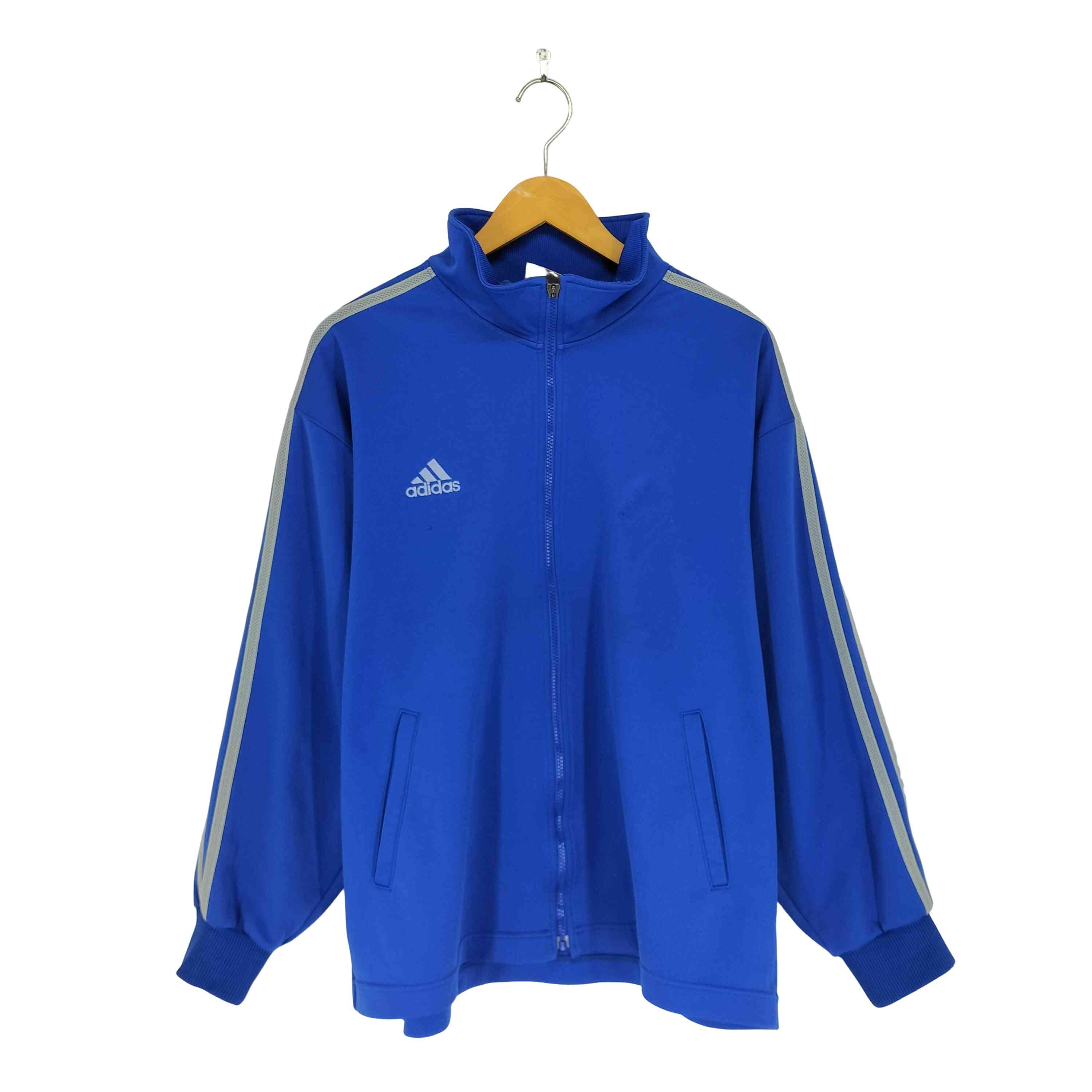 楽天市場】80年代 adidas アディダス トラック ジャケット ブルゾン 銀