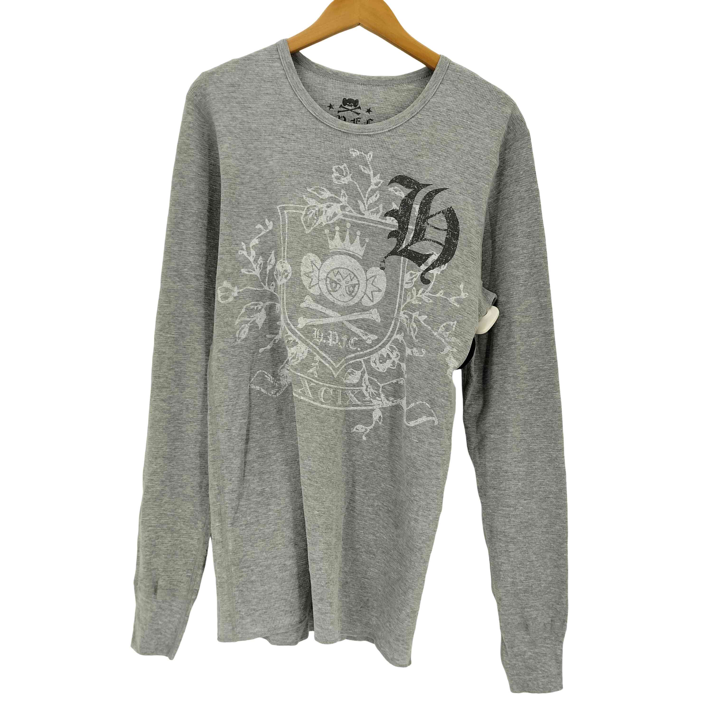 【中古】ユーズドフルギ USED古着 {{HAPPY 99}} REM RUGBY THERMAL Y2K street メンズ import：M