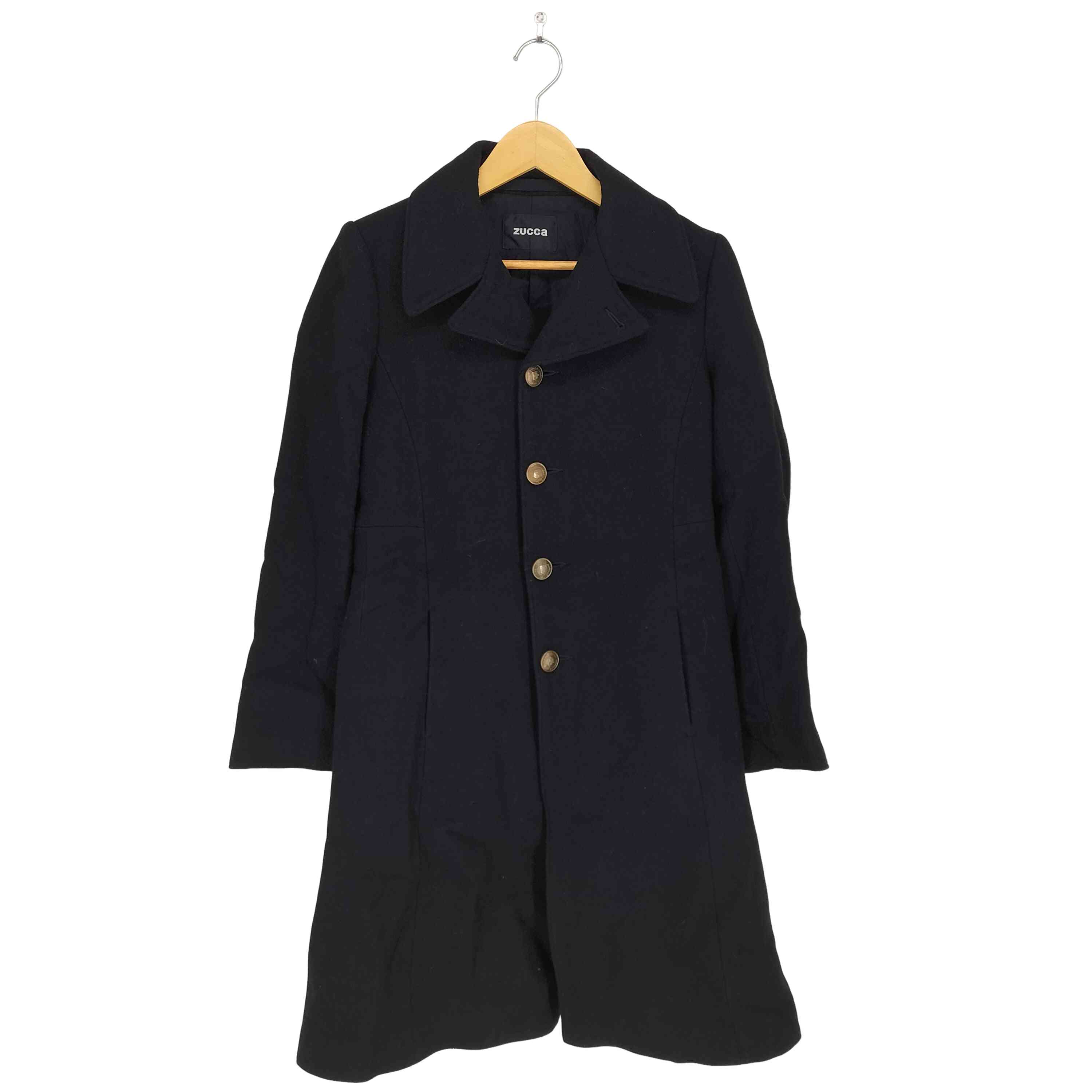 楽天市場】CABANE de ZUCCA ウール Pコート M 黒 メンズ