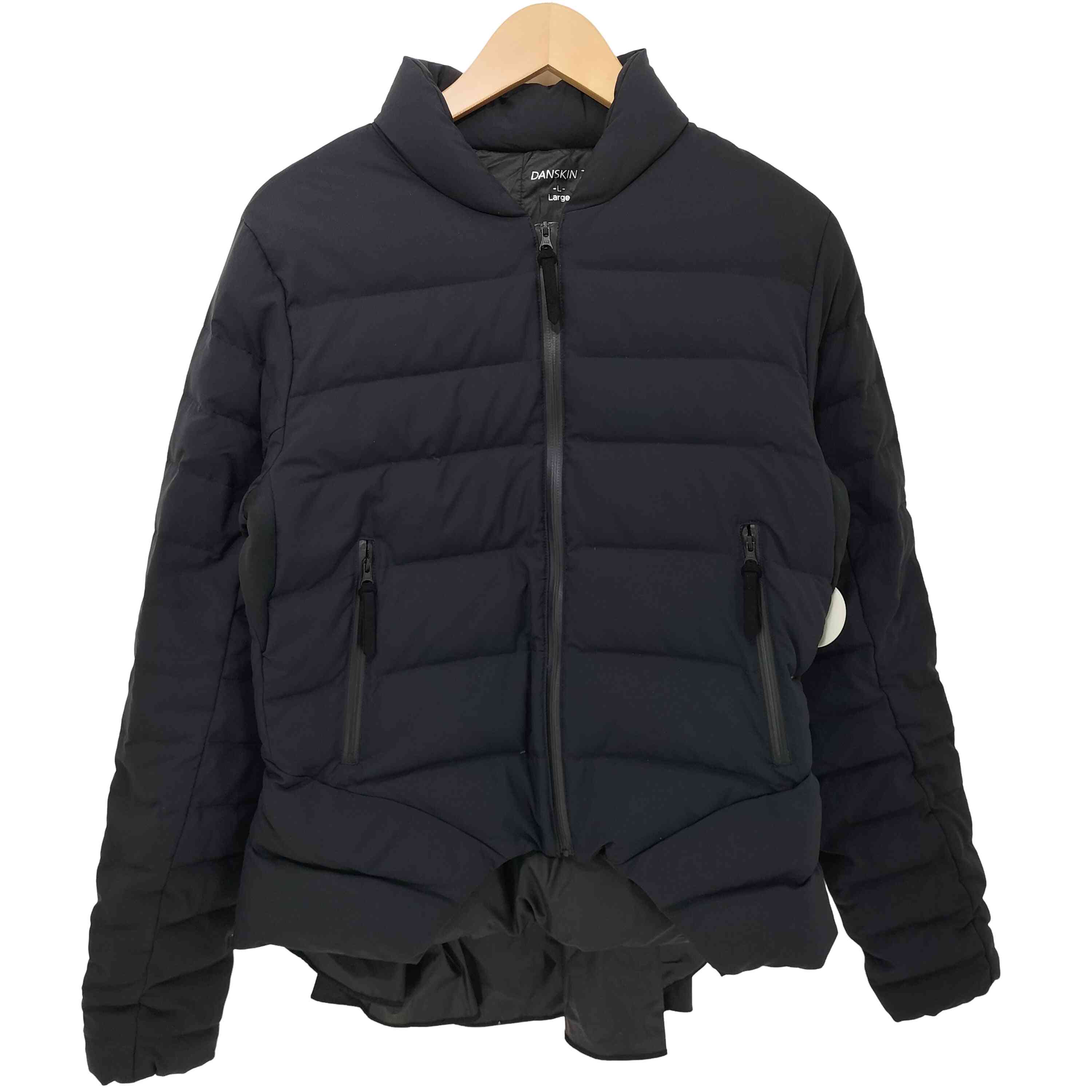 【中古】社交ダンスキン DANSKIN DANSKIN PRIMA PIROUETTE HYBRID DOWN JACKET フラウンス 落ち込む上衣 レディース import：L