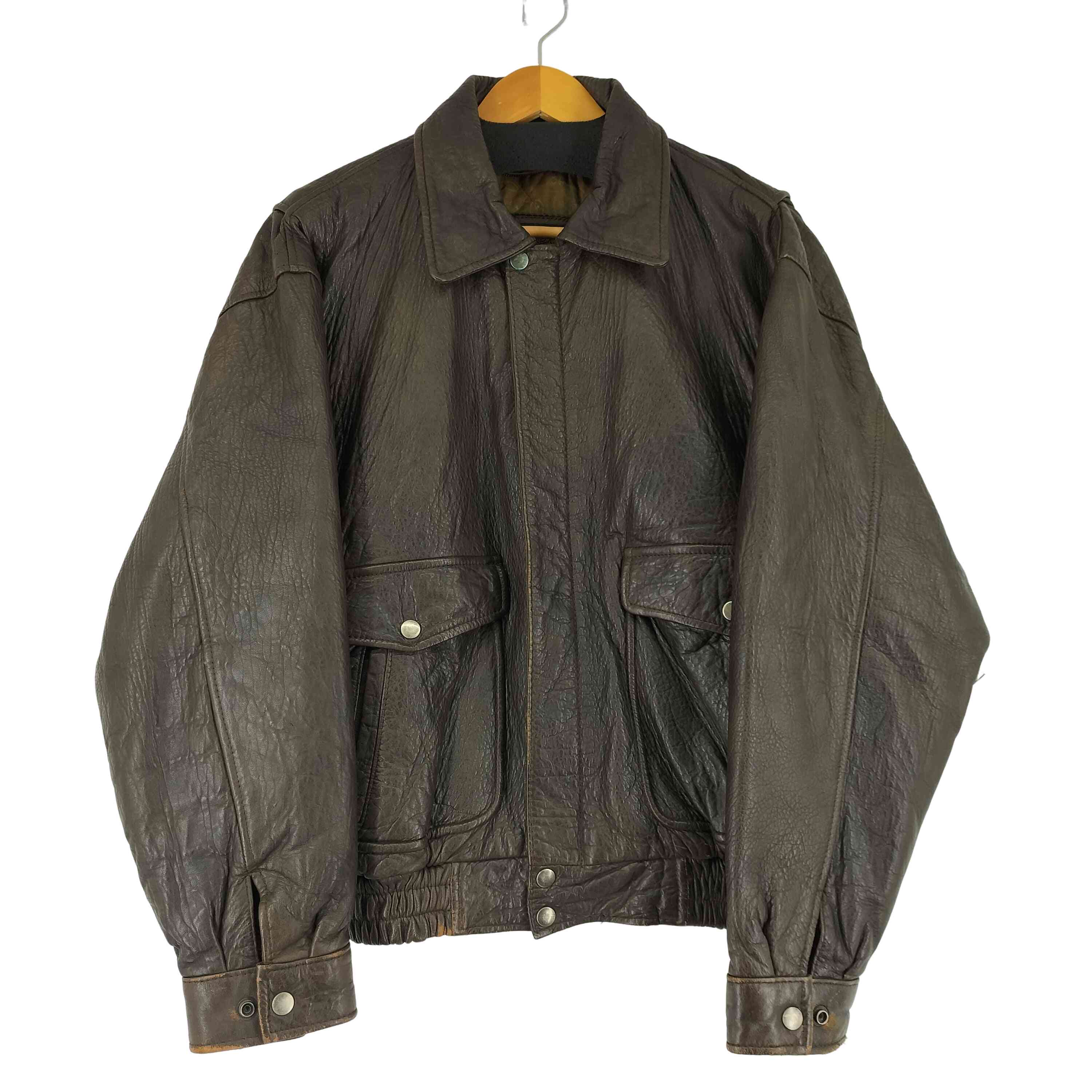 【中古】ユーズドフルギ USED古着 URBAN EXPRESS A-2なめし革上衣 メンズ JPN：M