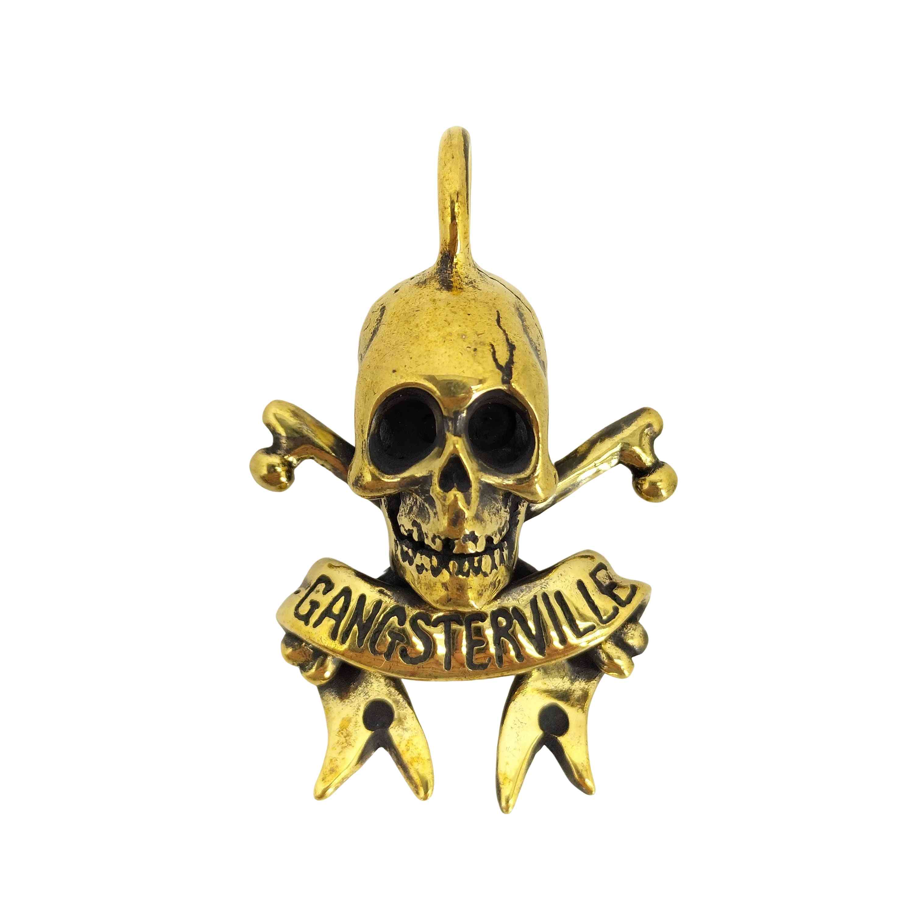 【中古】ギャングスタビル GANGSTERVILLE SKULL スカルデザイン ネックレストップ メンズ 表記無 ｜BAZZSTORE ブランド古着バズストア 7,692円