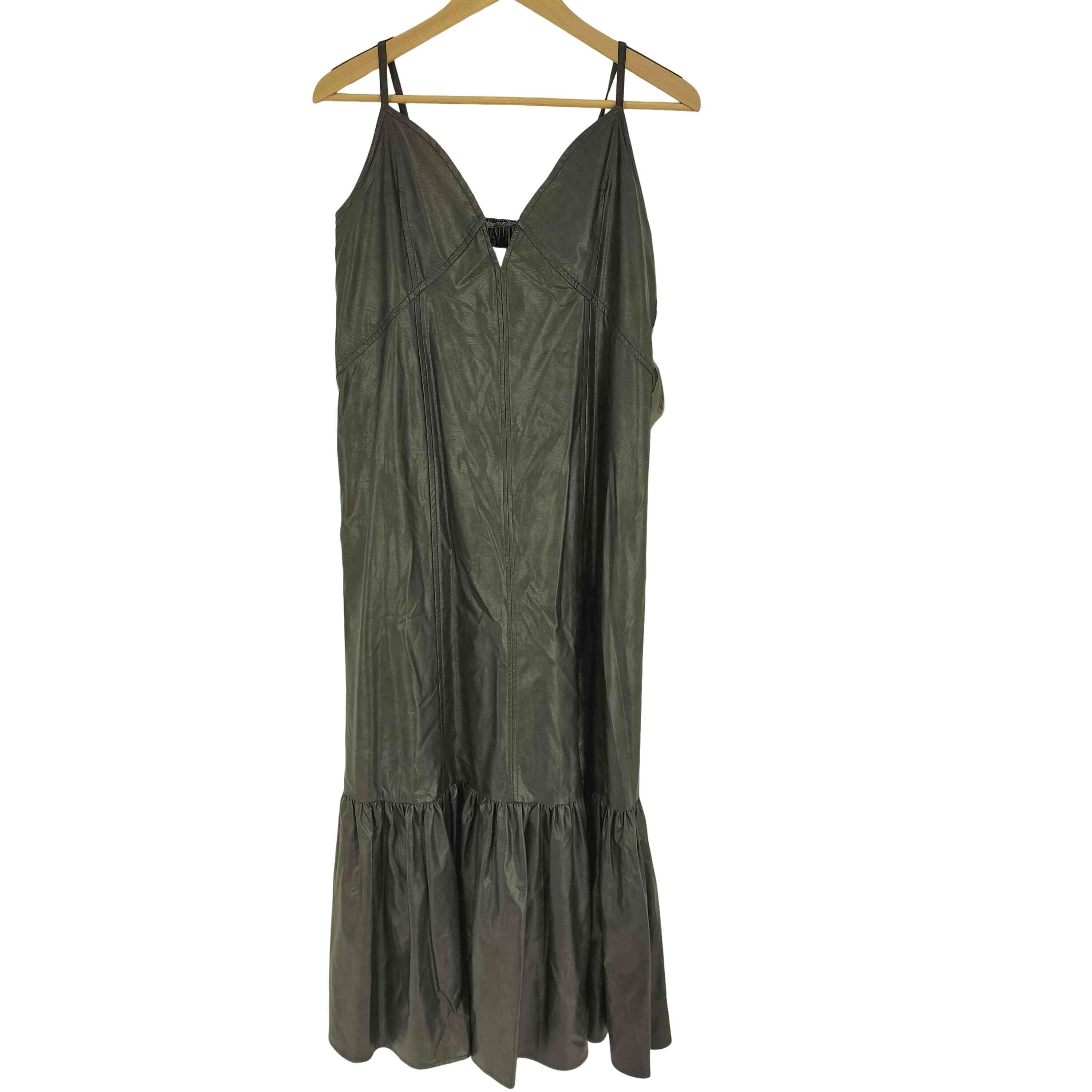 【中古】メゾンスペシャル MAISON SPECIAL Vegan Leather Dress ヴィーガン なめし革 御召しもの レディース JPN：38