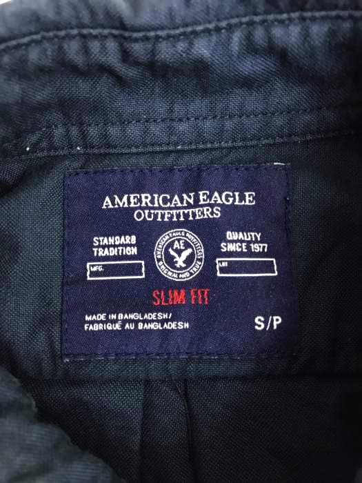 楽天市場 American Eagle Outfitters アメリカンイーグルアウトフィッターズ ワークシャツ メンズ 黒系 Jpn S ワークシャツ 中古 ブランド古着バズストアbazzstore 2509 Bazzstore ブランド古着バズストア