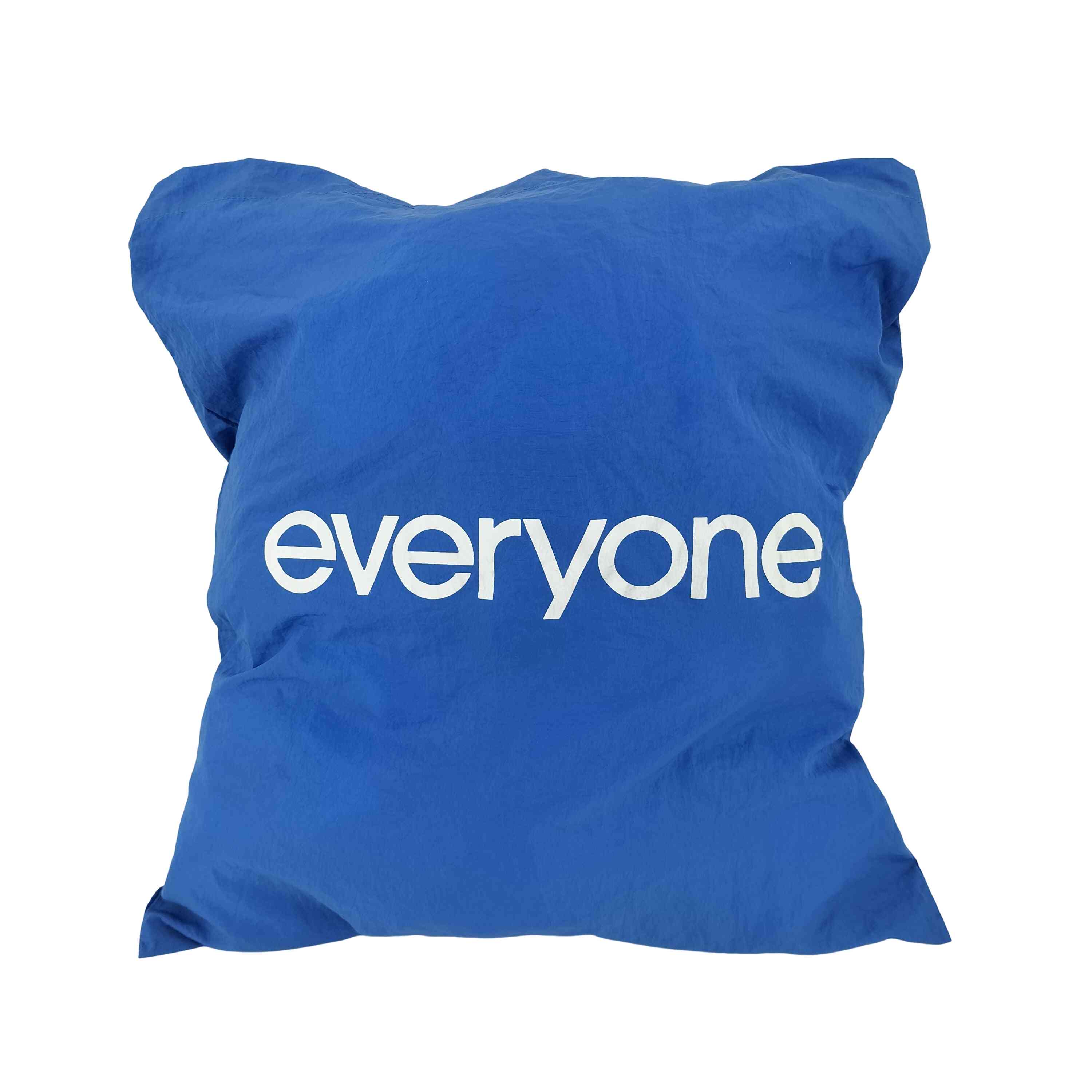 everyone nylon logo tote bag blue エブリワン everyone nylon logo tote bag (NAVY) | everyone