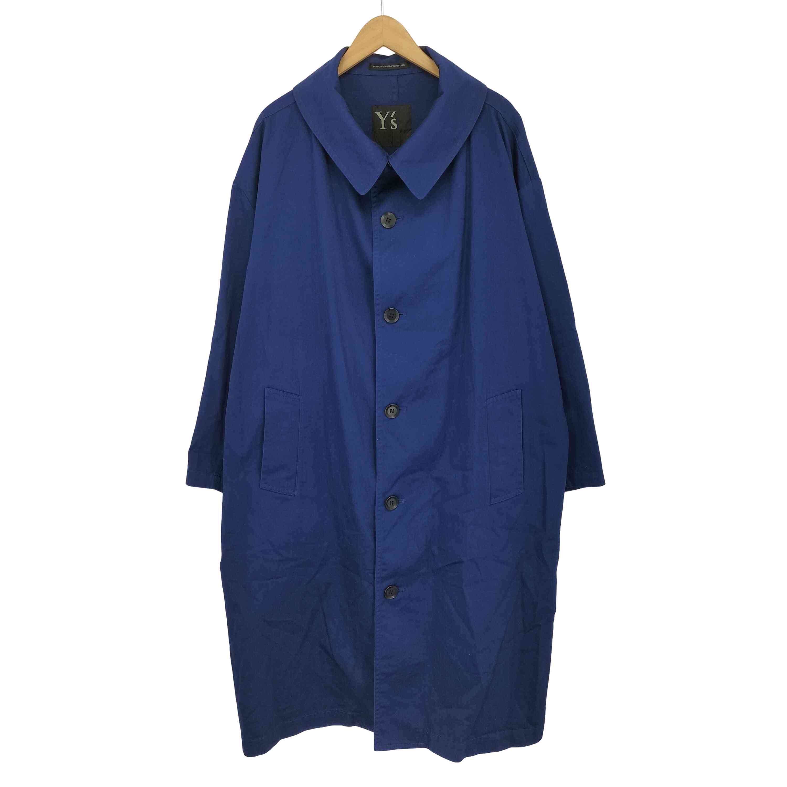 【中古】ワイズ Ys BORN PRODUCT ビッグカラーコットンコート レディース JPN：1