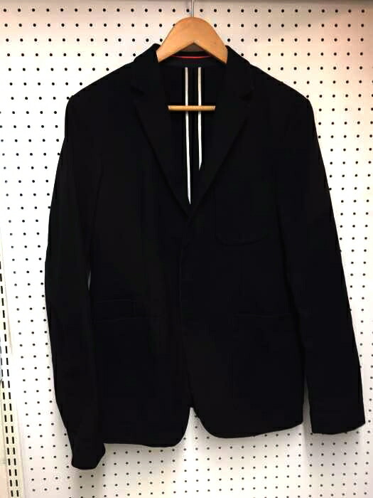 気質アップ Jil Sander ジルサンダー テーラードジャケット メンズ 黒系 41 裏ボタンデザインテーラードジャケット 中古 ブランド古着バズストアbazzstore 国際ブランド Crystalgalleryva Com