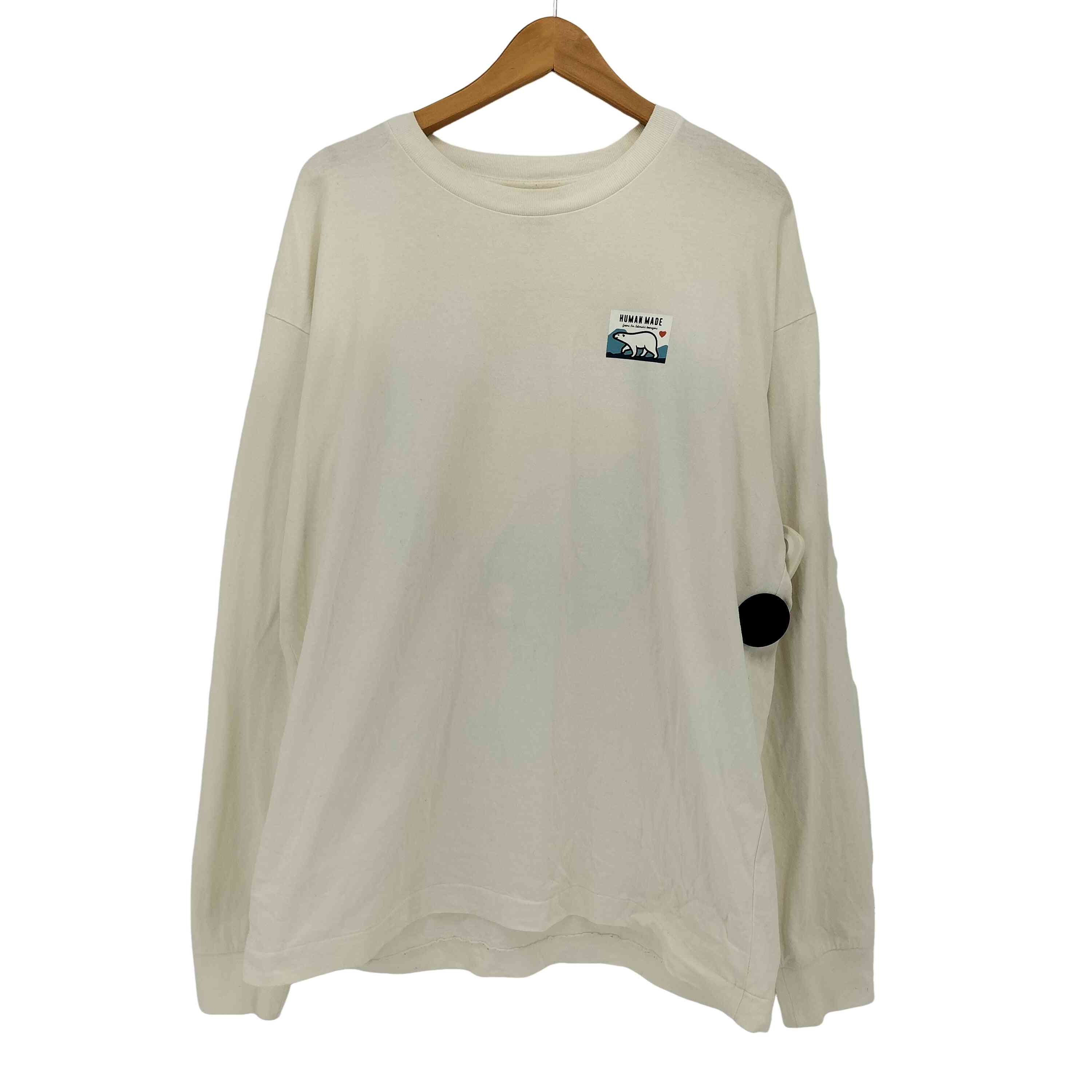 【中古】ヒューマンメイド HUMAN MADE 23SS GRAPHIC L/S T-SHIRT シロクマ Polar Bear メンズ JPN：XL