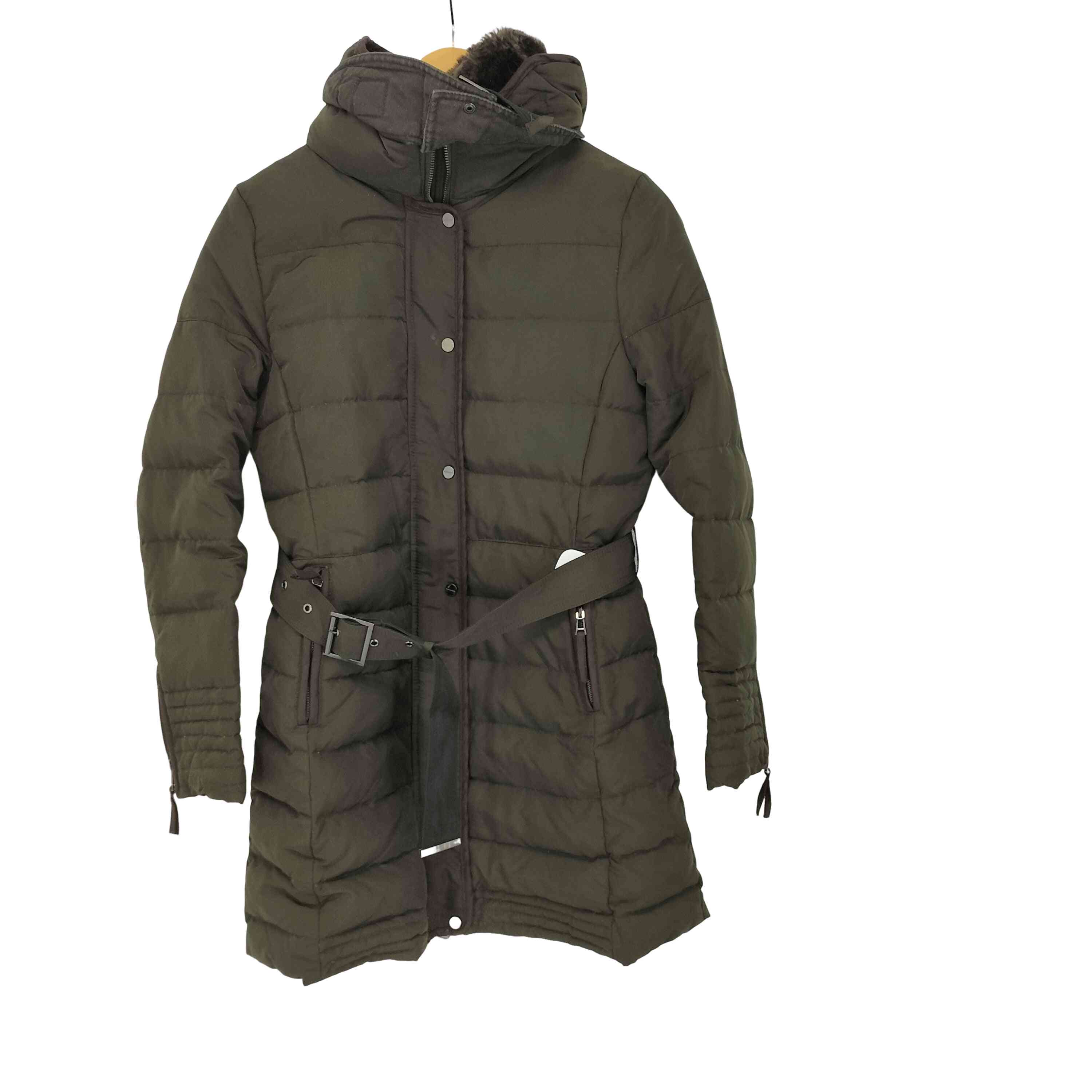 ZARAダウンコート 楽天市場】ZARA【ザラ】ダウン コート アウター フェイク レザー 合皮