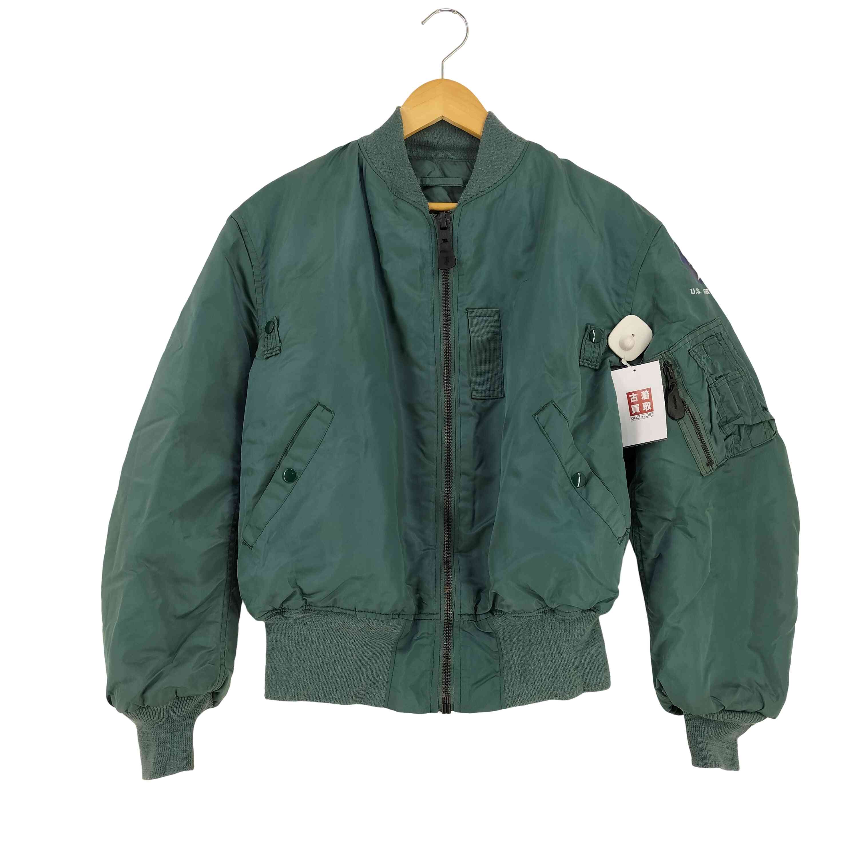 【中古】ユーズドフルギ USED古着 {{GREENBRIER IND.INC}} 90S USA製 MA-1 フライトジャケット メンズ import：L
