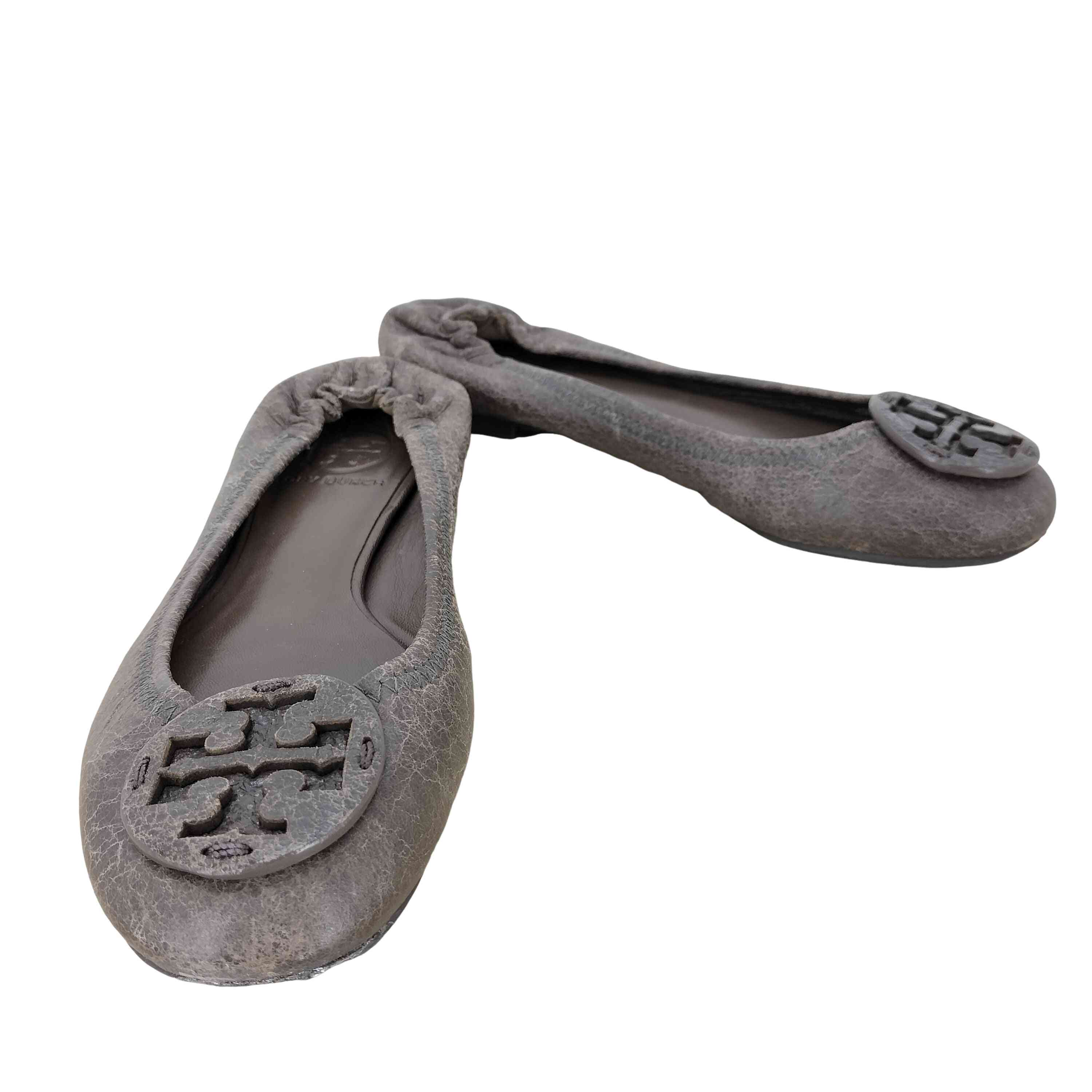 楽天市場】トリーバーチ フラットシューズ 黒 ブラック 8M 25cm