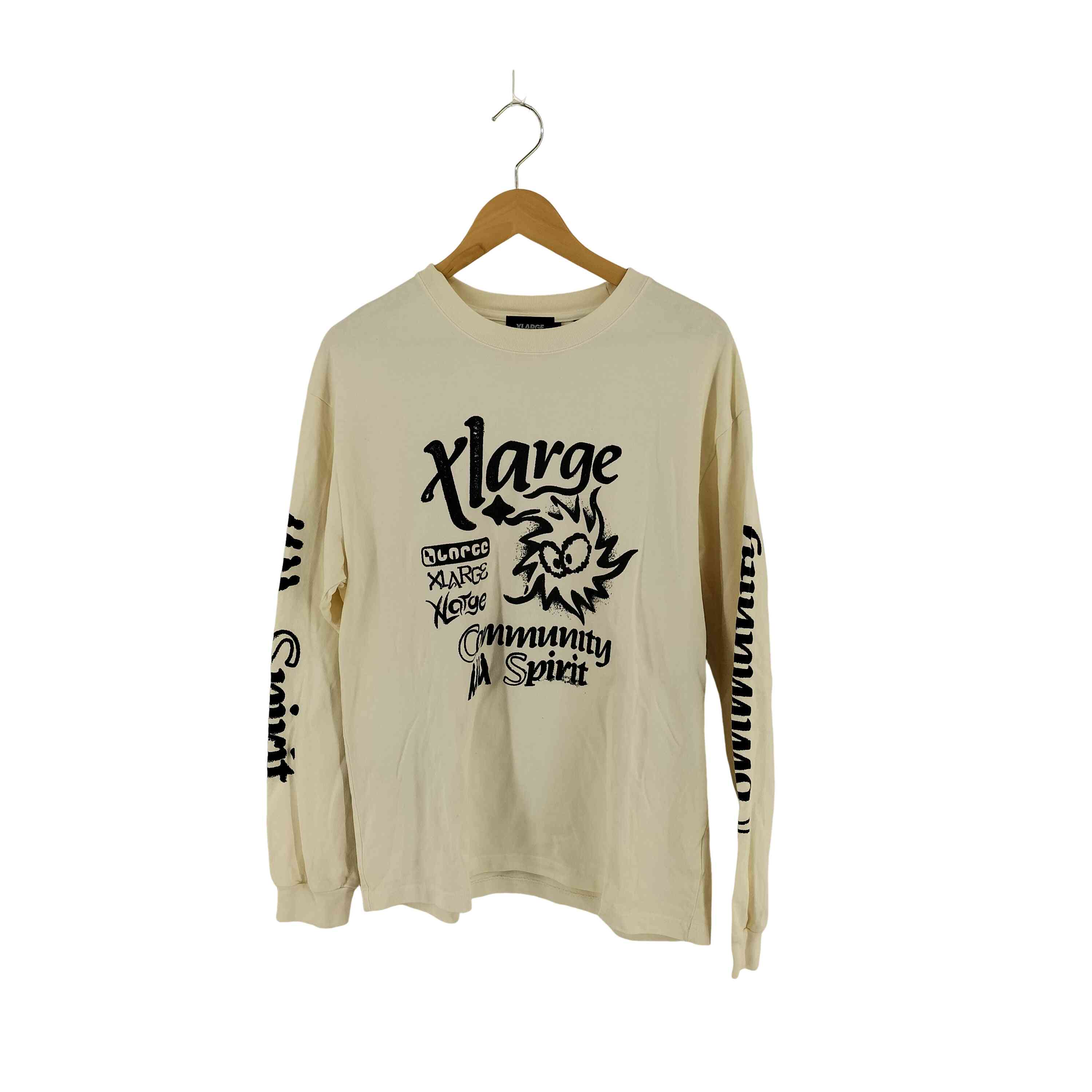 【中古】エクストララージ XLARGE COMMUNITY SPIRIT L/S TEE メンズ import：L