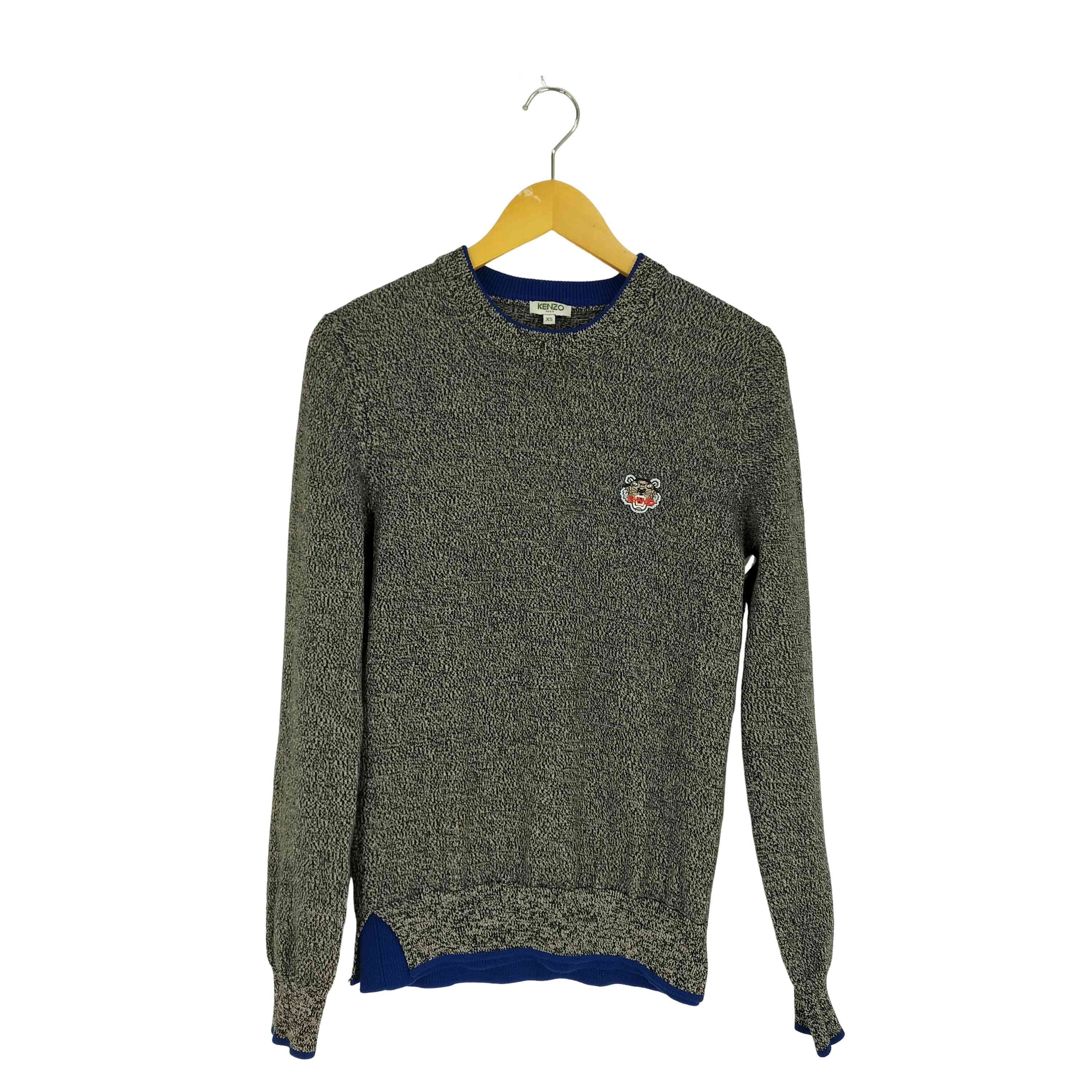 【中古】ケンゾー KENZO ミニタイガー刺繍ニット メンズ import：XS