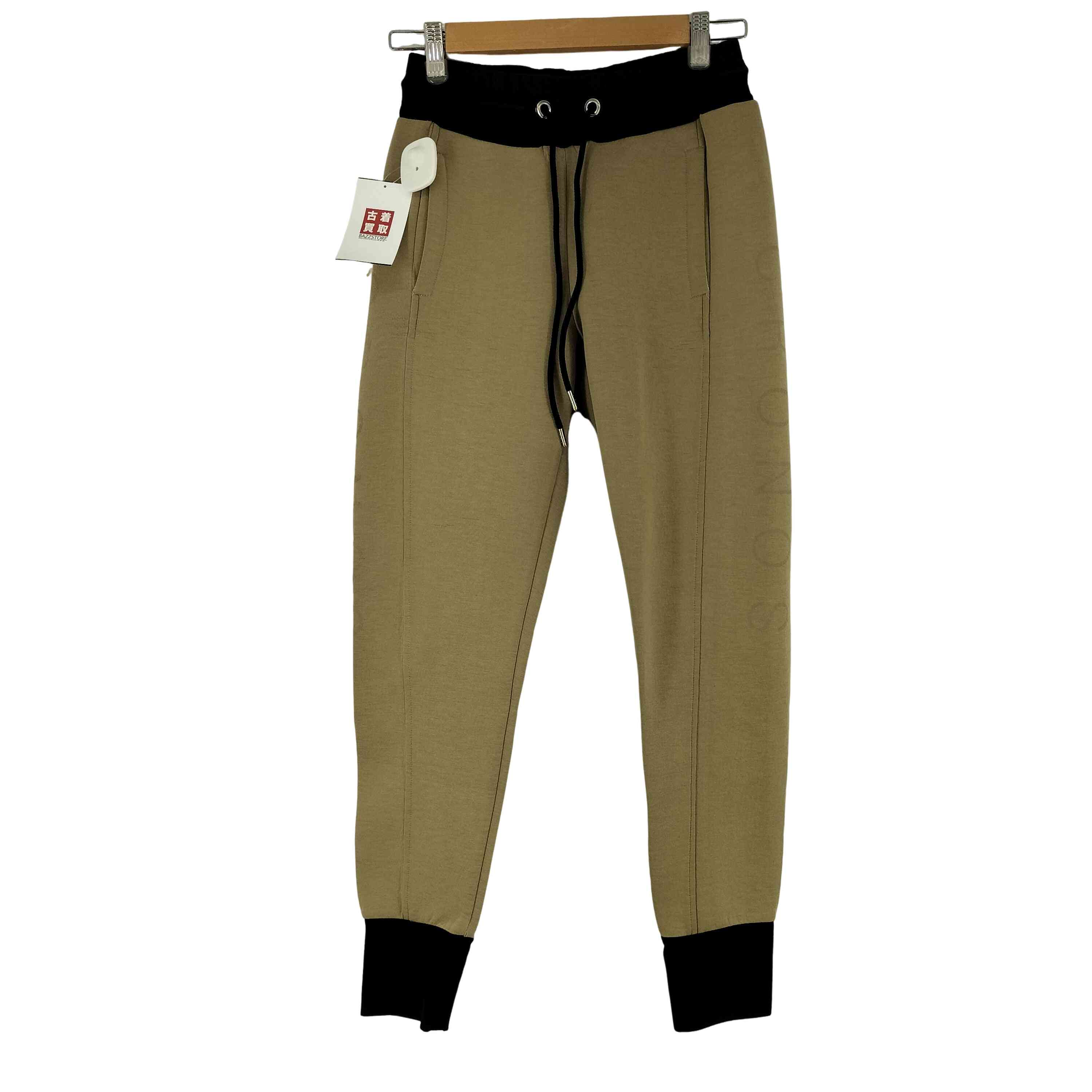 CRONOS ベージュ ジョガーパンツ　S CRONOS WOMEN DOUBLE STRIPES PANTS【BEIGE】 – クロノス CRONOS