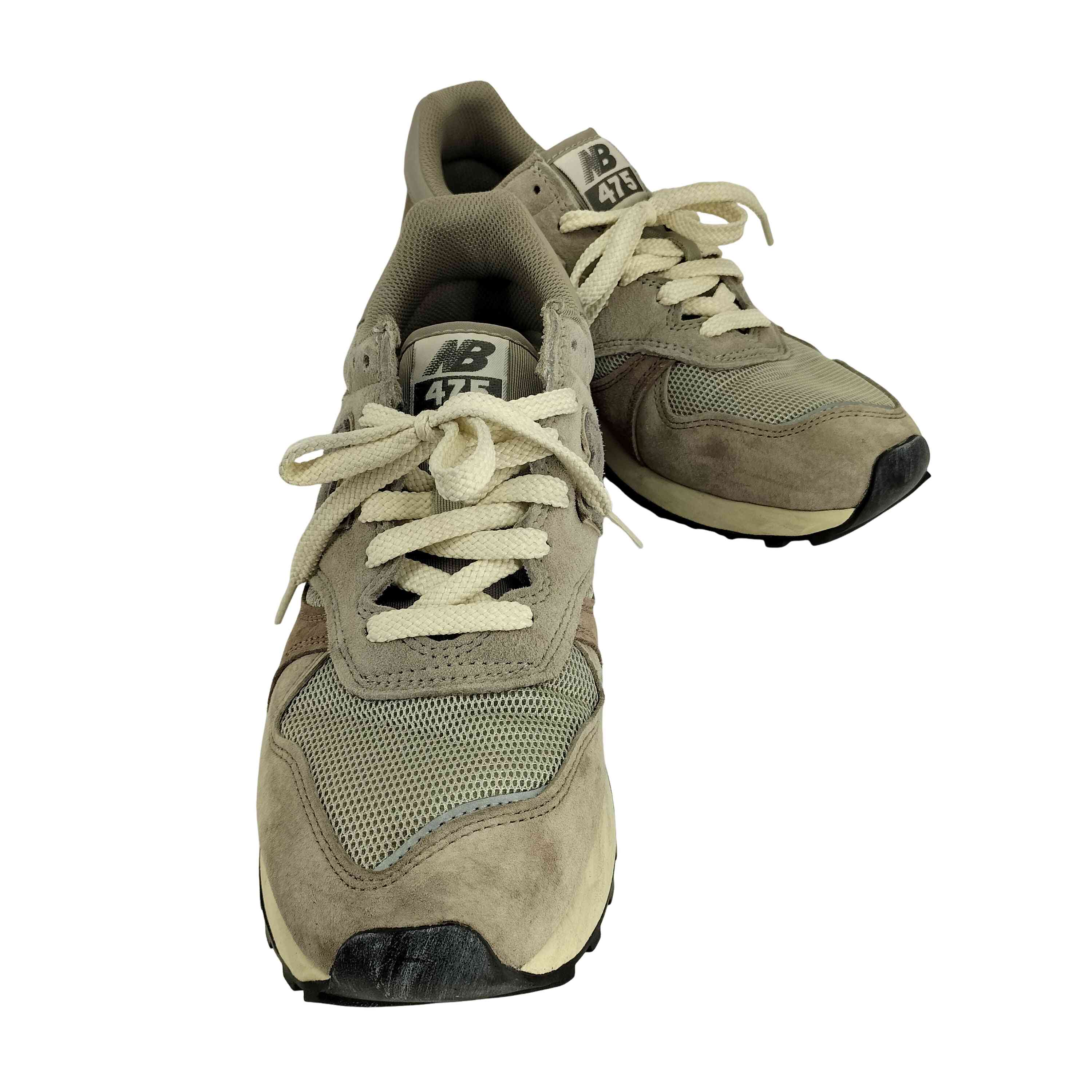 【中古】ニュー平衡にする NEW BALANCE 475 Vintage Grey メンズ JPN：27