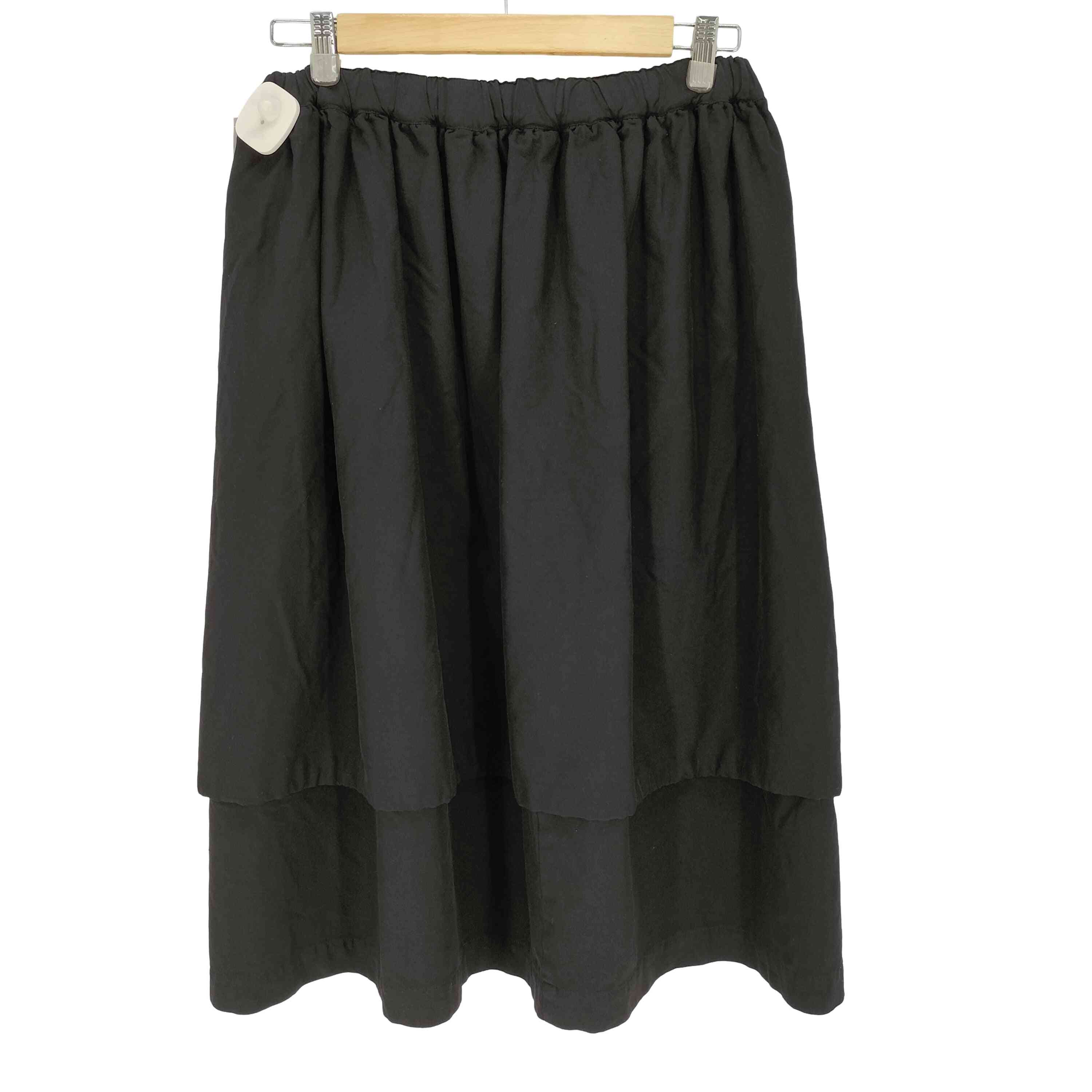 【中古】コムデギャルソンコムデギャルソン COMME des GARCONS COMME des GARCONS コムコム ポリエステル レイヤード スカート レディース JPN:S |BAZZSTORE ブランド古着バズストア