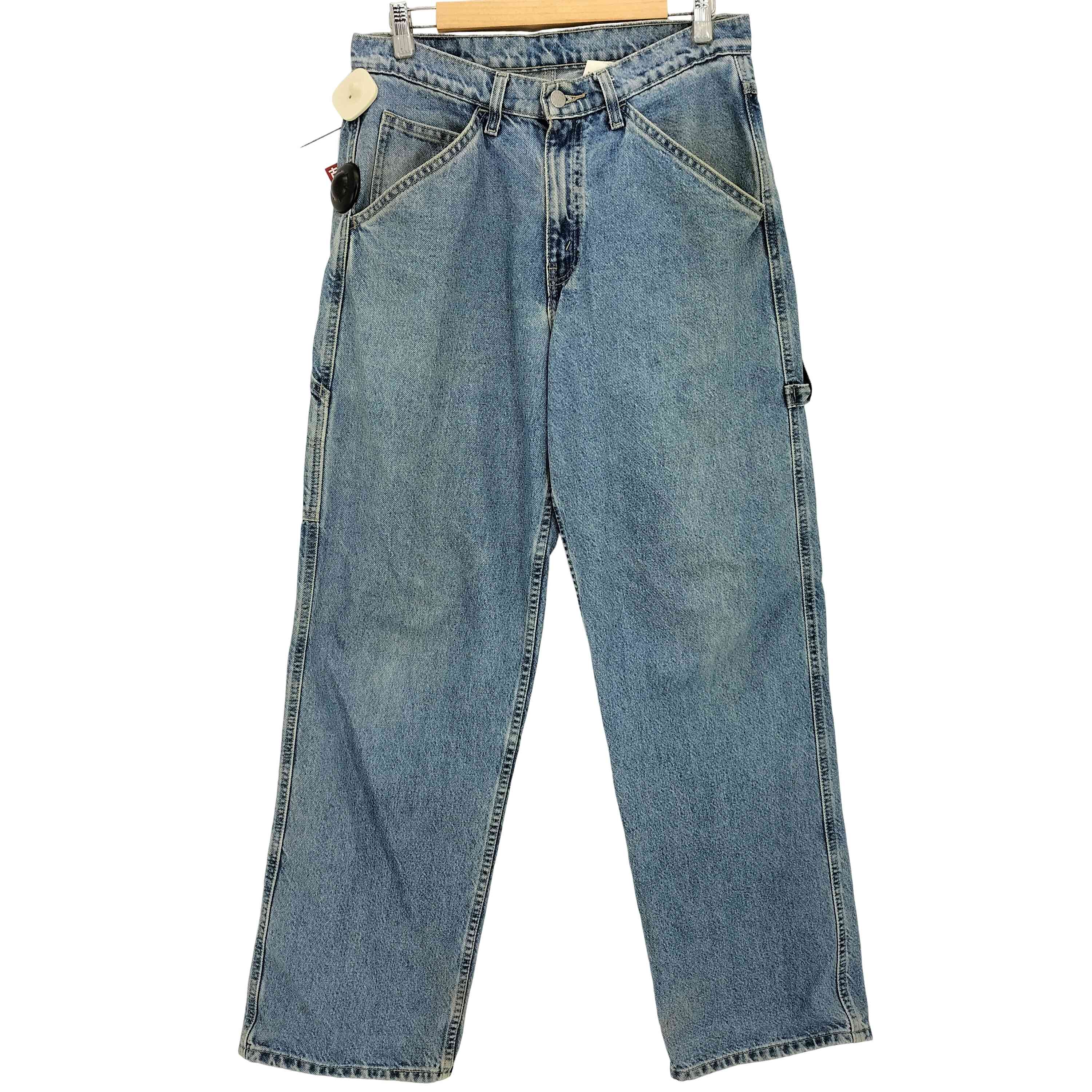 【中古】リーヴァイズジーンズ Levis 90s 97年生み出すこと 名取り草裏目じるし977 白ため桶 L2 ペインター バギーデニムパンツ メンズ  W31L34