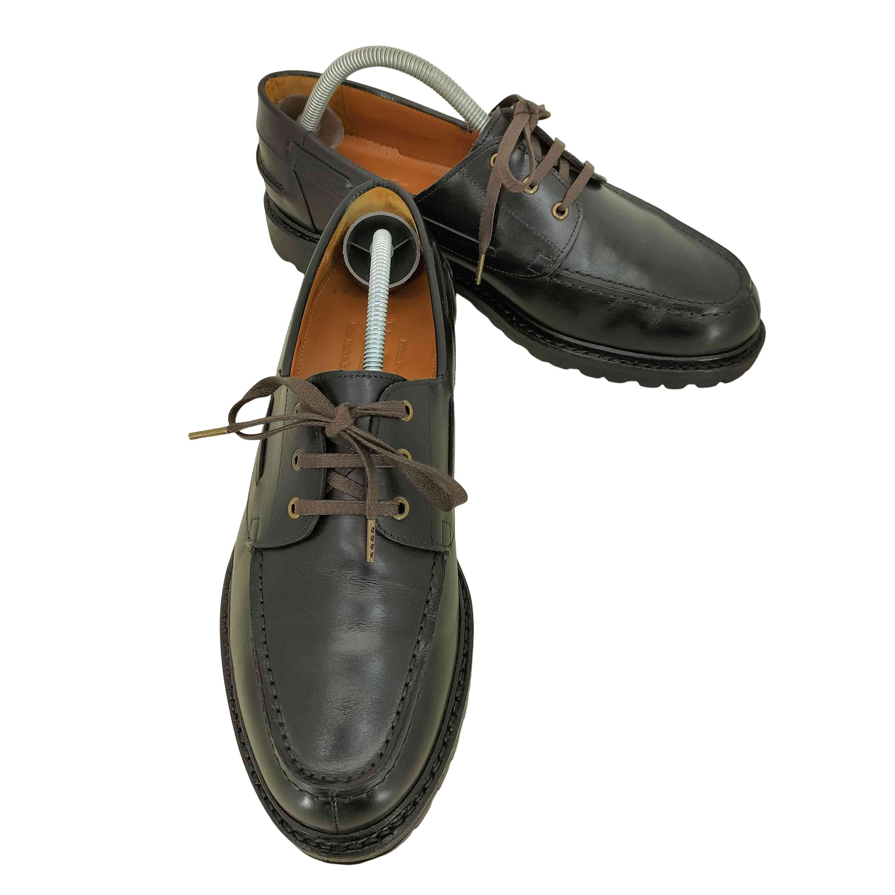 【中古】ジャランスリウァヤ Jalan Sriwijaya 98978 BLACK CALF (VIBRAM SOLE) メンズ 6 1/2