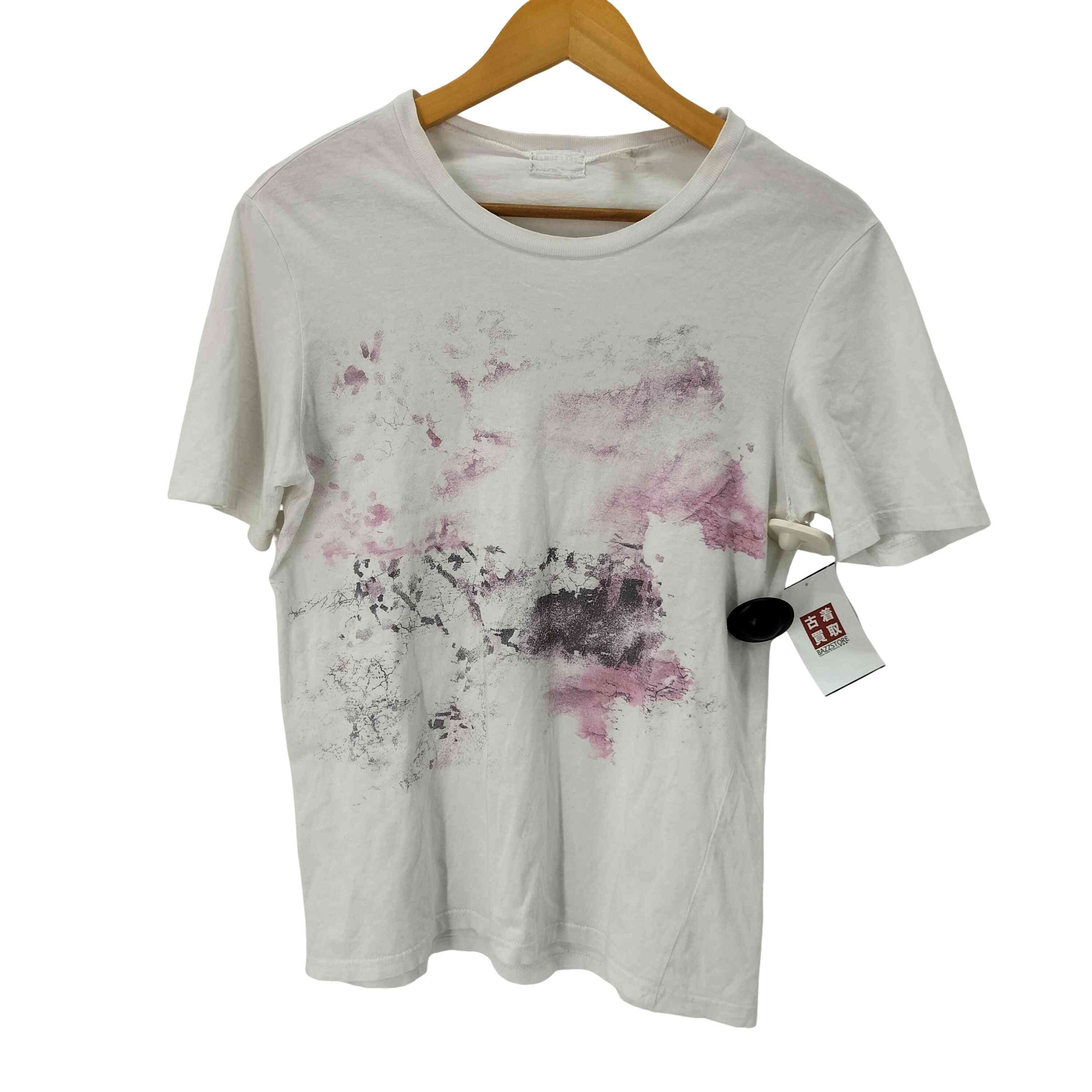 【中古】ヘルムートラング HELMUT LANG 本人期グラフィック Tシャツ メンズ import：S
