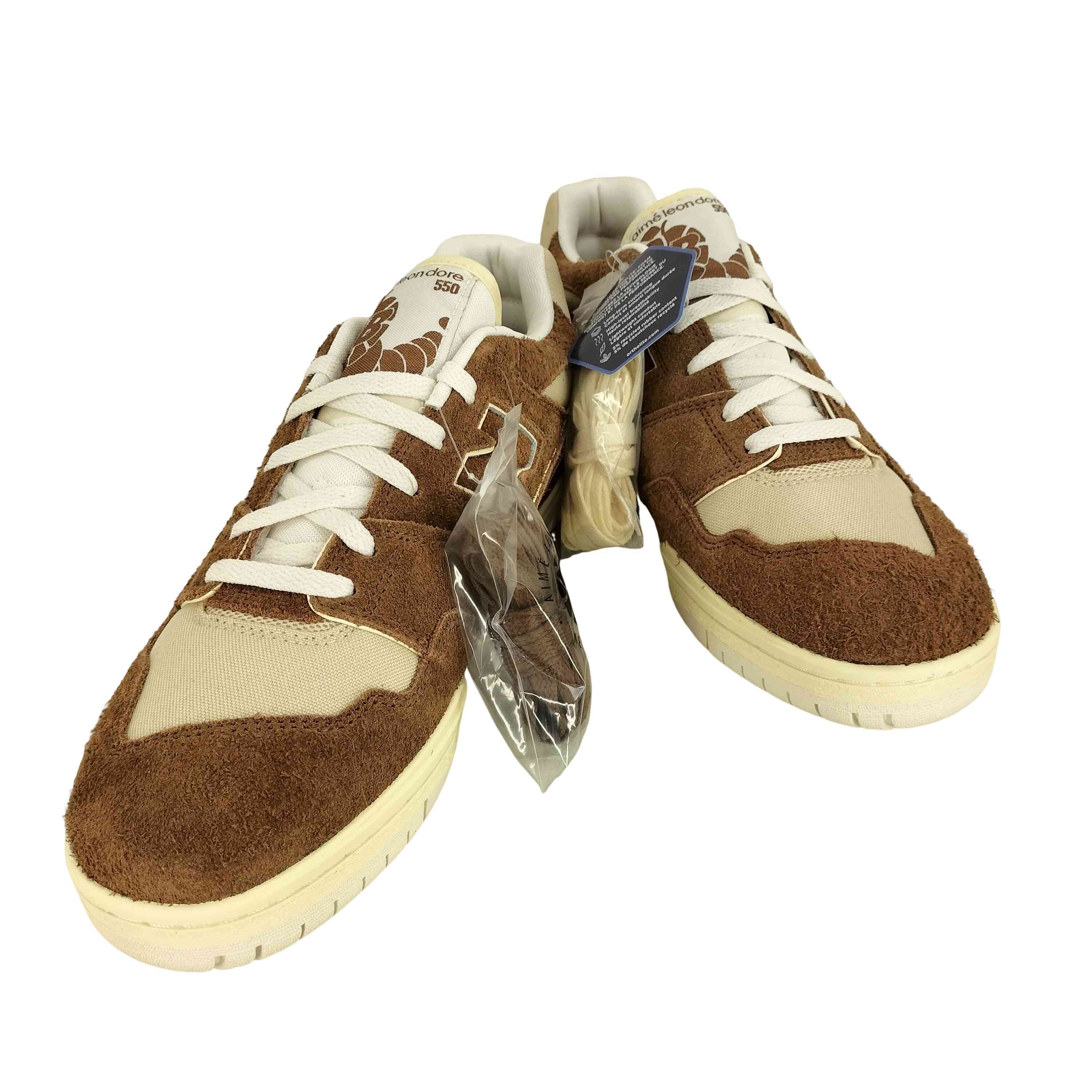 【中古】ニュー平衡にする NEW BALANCE 550 Brown 手かごスニーカー メンズ JPN：30