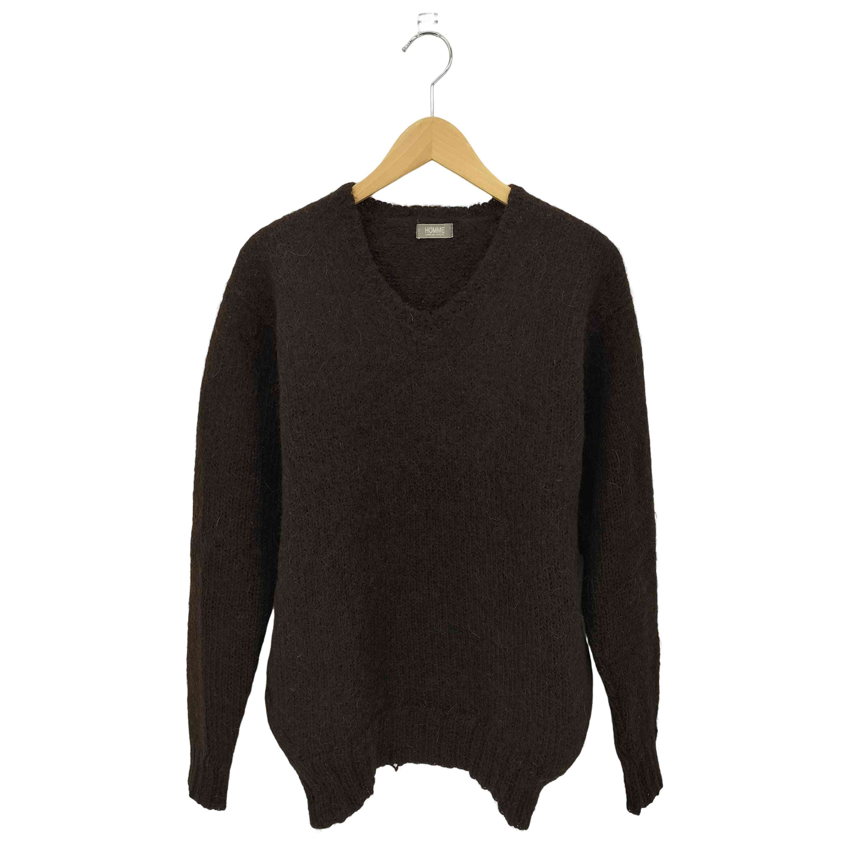 【中古】コムデギャルソンオム COMME des GARCONS HOMME 80s デカオム ルーズネックニット メンズ 書きあらわす無