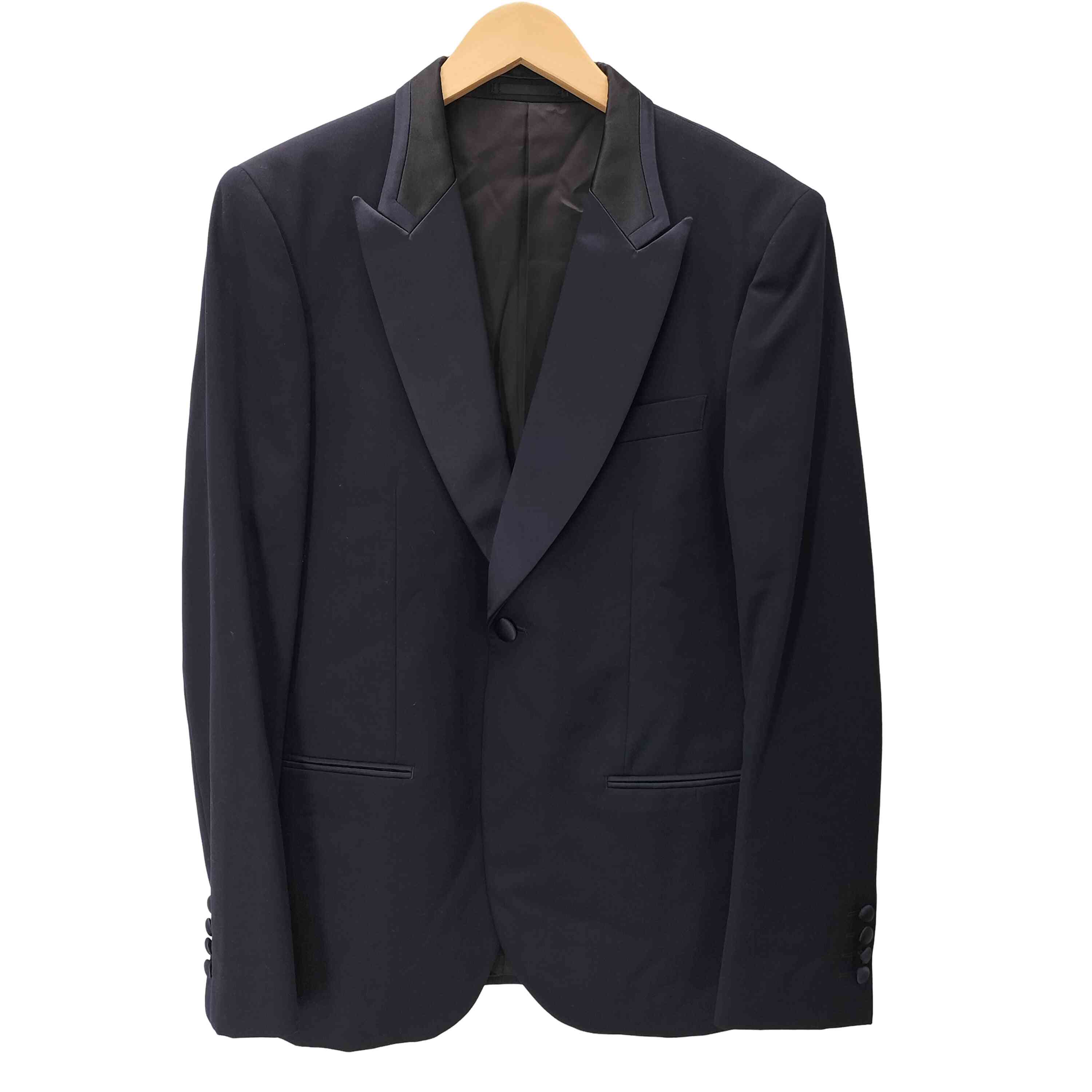 【中古】極点スミス英国の首都 Paul Smith LONDON SOHO 伝達ルート 裏地一点 繻子 ラペル ブラックタイ 御召しもの テーラード 上衣 メンズ import：L