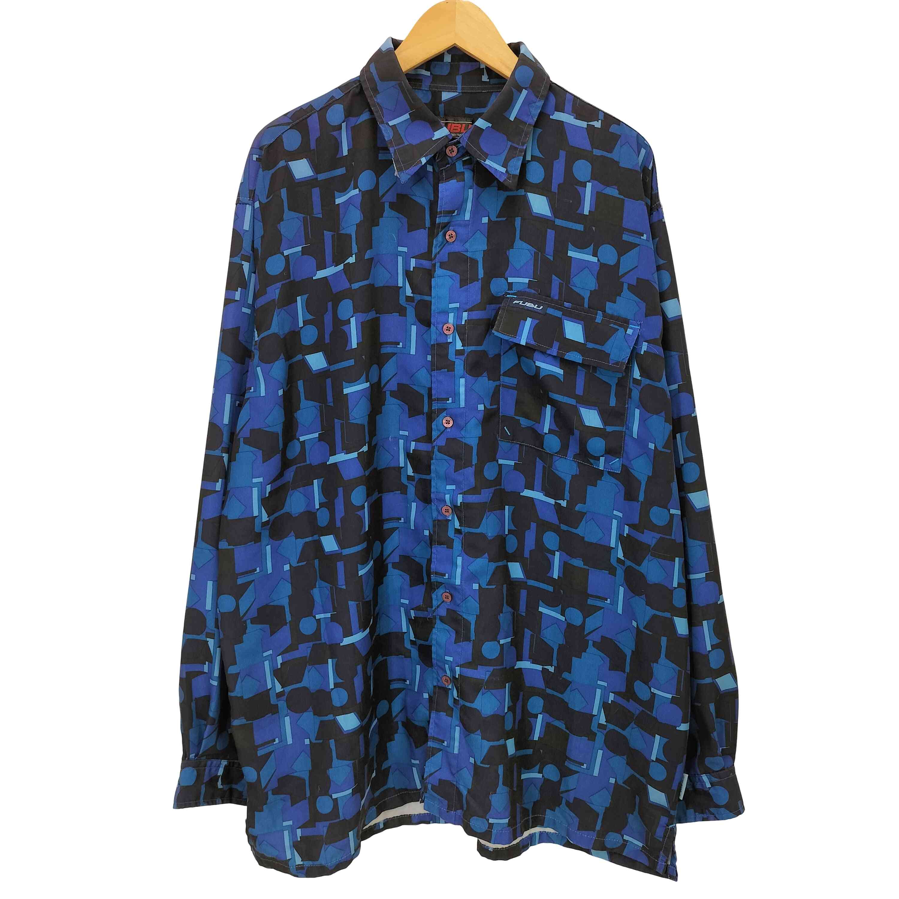 楽天市場】FUBU VINTAGE 90s GAME SHIRT Size- L フブ ヴィンテージ