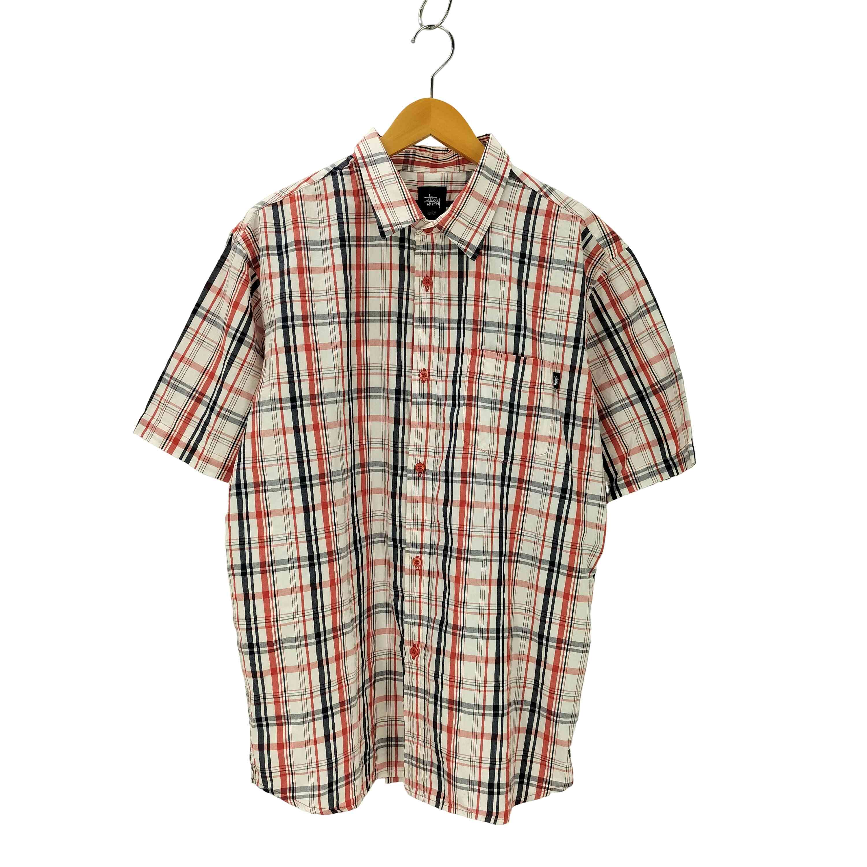 90s old stussy オールドステューシー ロゴ刺繍 チェックシャツ 楽天市場】【中古】ステューシー STUSSY 90s OLD STUSSY