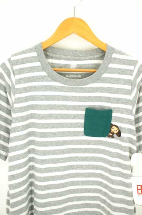 楽天市場 Design Tshirts Store Graniph デザインティーシャツストアグラニフ ワンピース レディース グレー系 白系 Free Free キャラクターワッペン付き ワンピース Yebypawka 中古 ブランド古着バズストアbazzstore 2505 Bazzstore ブランド古着バズストア