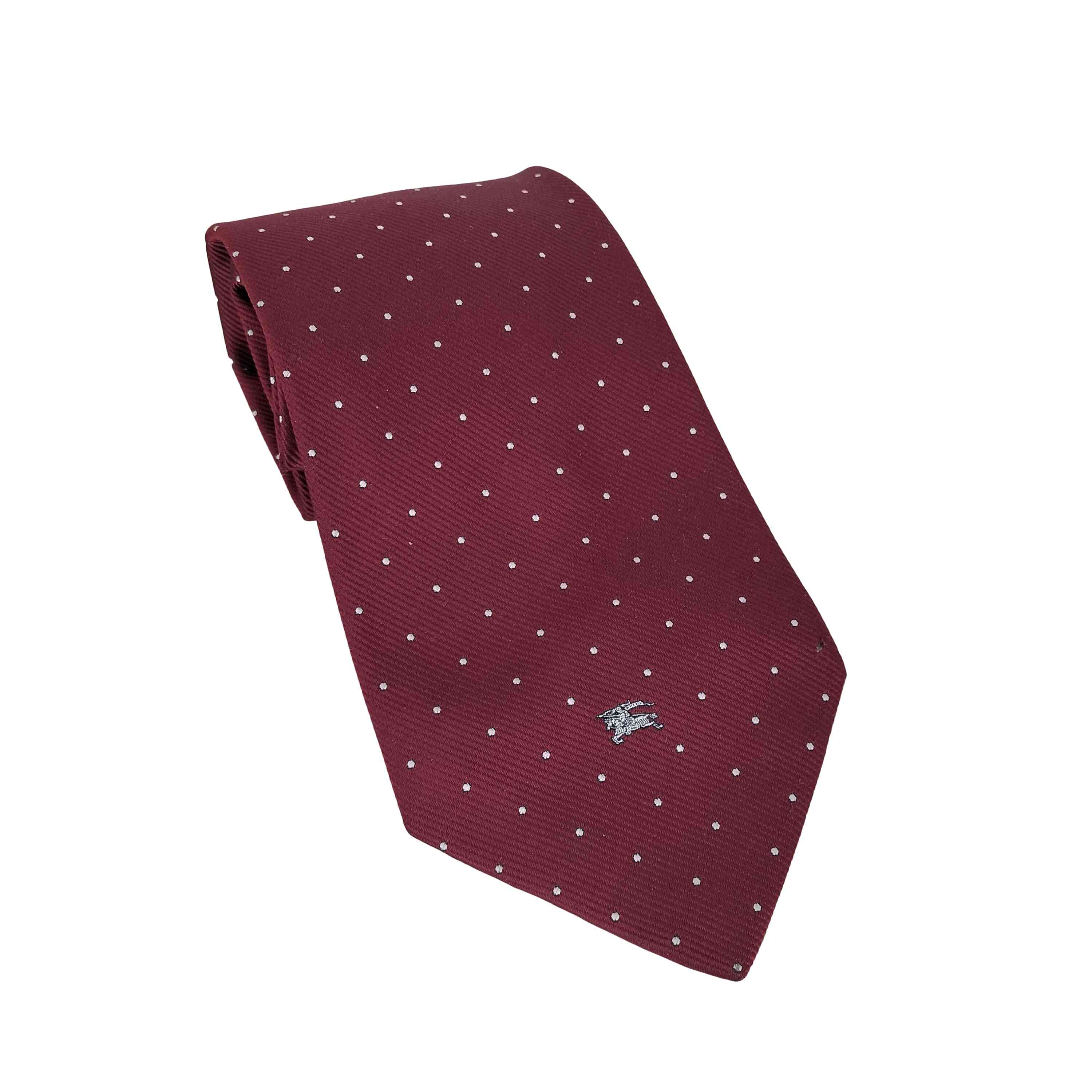 楽天市場】【中古】 BURBERRY バーバリー ネクタイ ドット 水玉