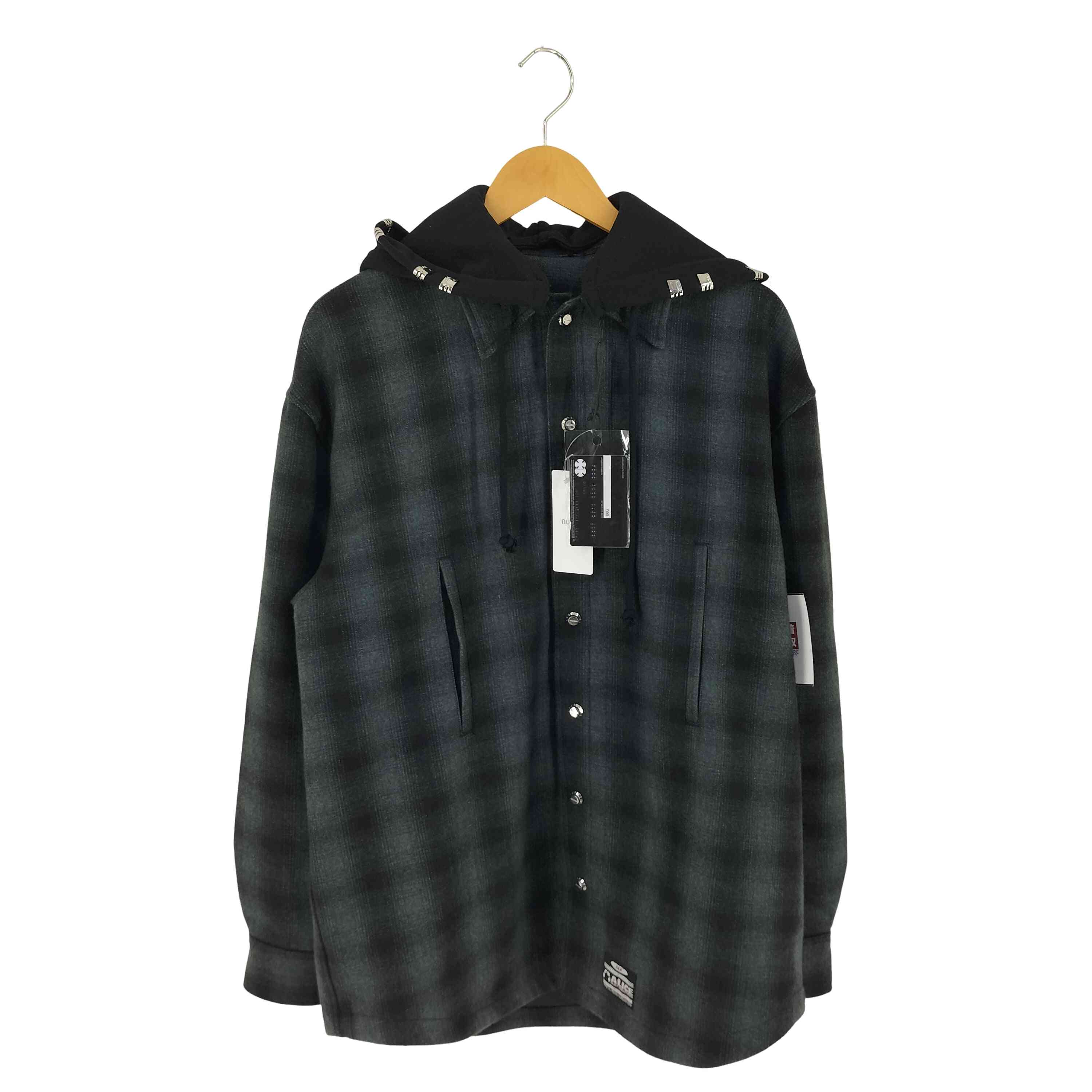 【中古】ヌビアン NUBIAN 26SS OVERSIZE HOODED FLANNEL SHIRT メンズ S