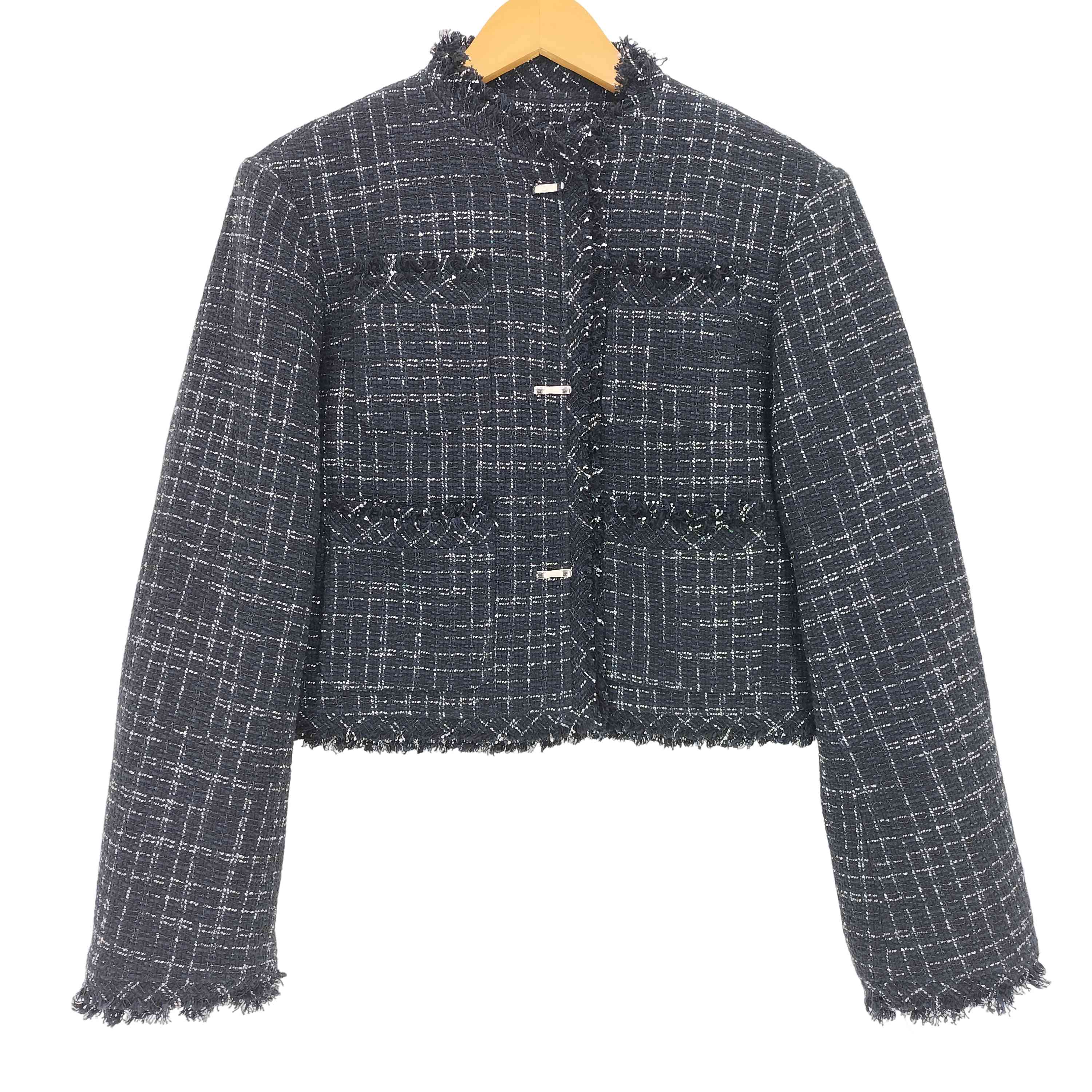 【中古】ルシェルブルー LE CIEL BLEU 24aw Lustro Tweed Jacket レディース JPN：36