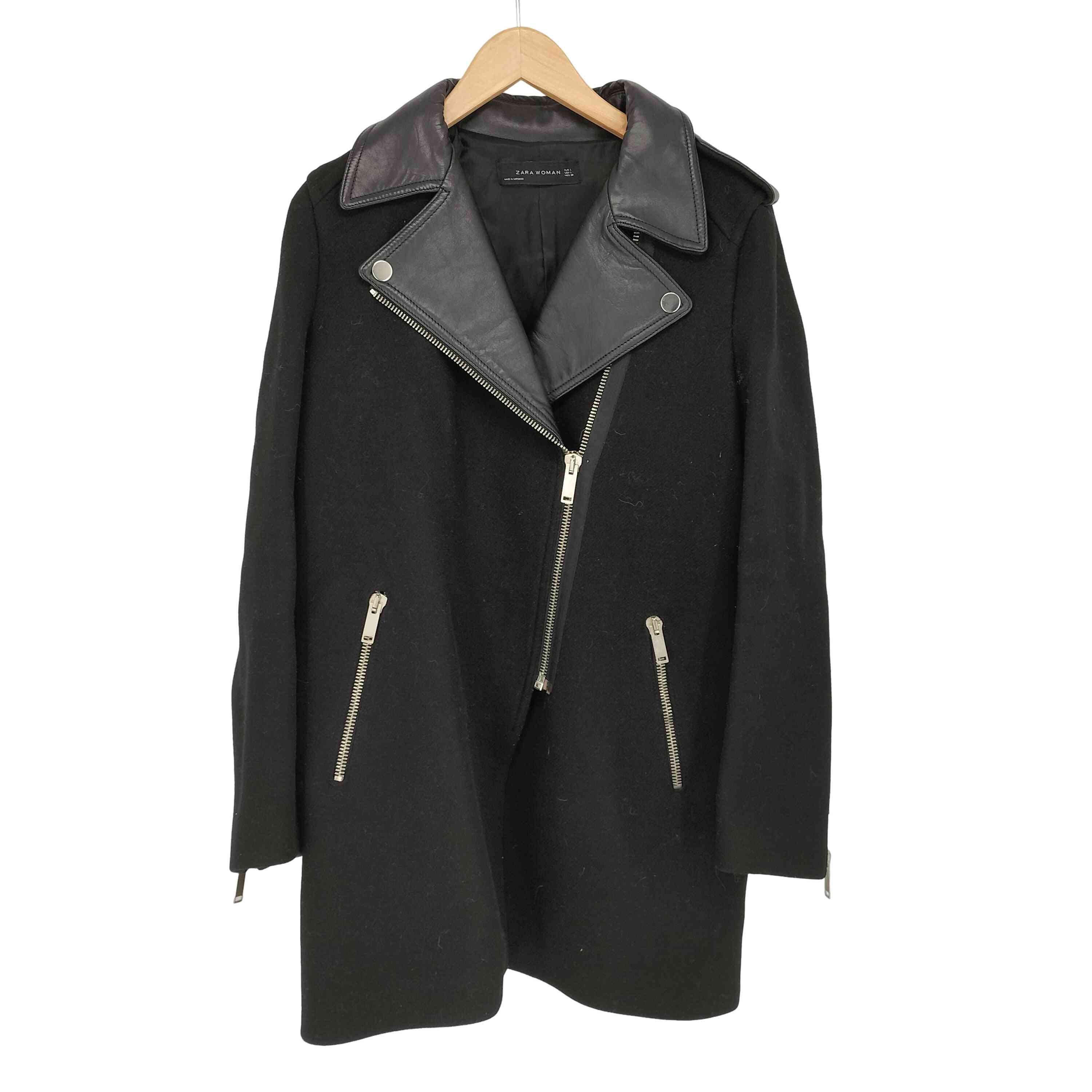 楽天市場】ザラベーシック フェイクレザー ダブルライダースジャケット