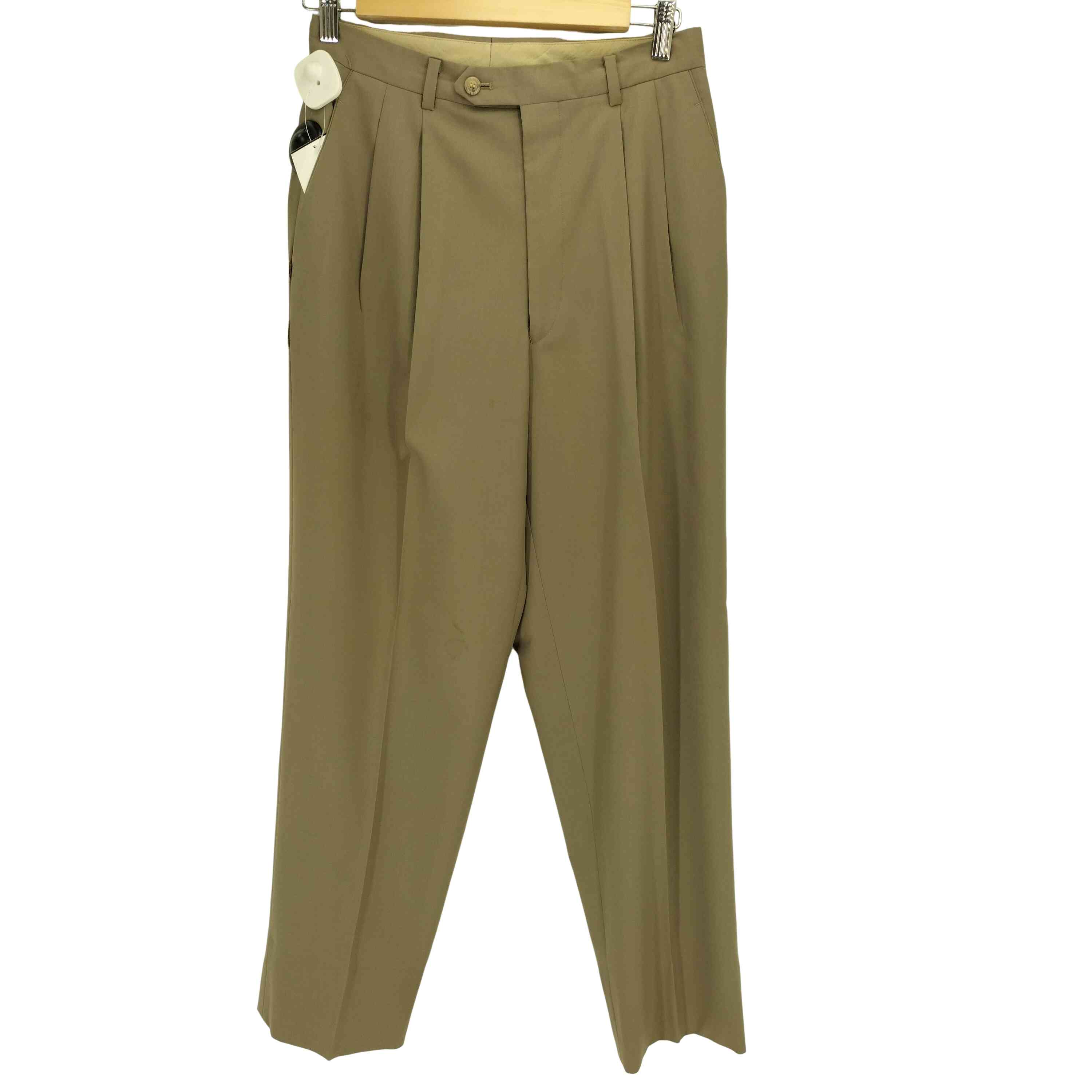 【中古】アイムイッセイミヤケ im ISSEY MIYAKE 80s ウール 2タックスラックス メンズ 74｜BAZZSTORE ブランド古着バズストア