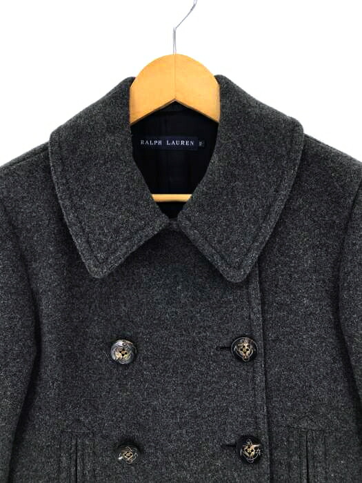 楽天市場 Ralph Lauren ラルフローレン ピーコート レディース グレー系 9 Pコート 中古 ブランド古着バズストアbazzstore 0709 Bazzstore ブランド古着バズストア