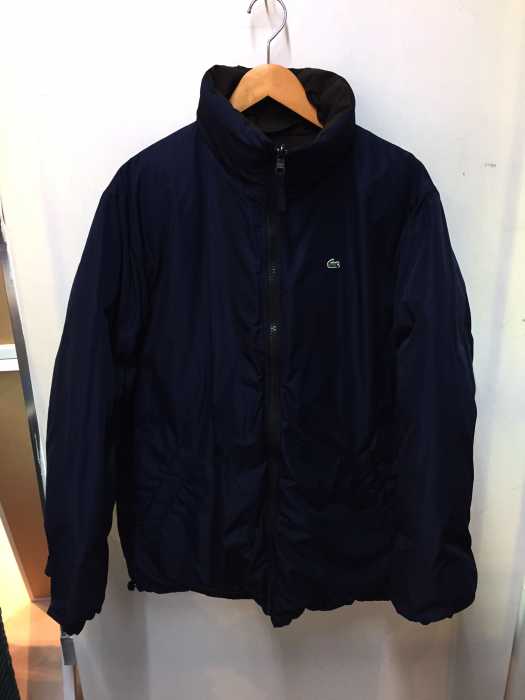 Lacoste ラコステ ダウンジャケット メンズ メンズ メンズ古着 茶系 青系 50 Bazzsotre 3 リバーシブルフーデットダウンジャケット 中古 ブランド古着バズストアbazzstore 2905 Bazzstore ブランド古着バズストアラコステ Lacoste ダウンジャケット