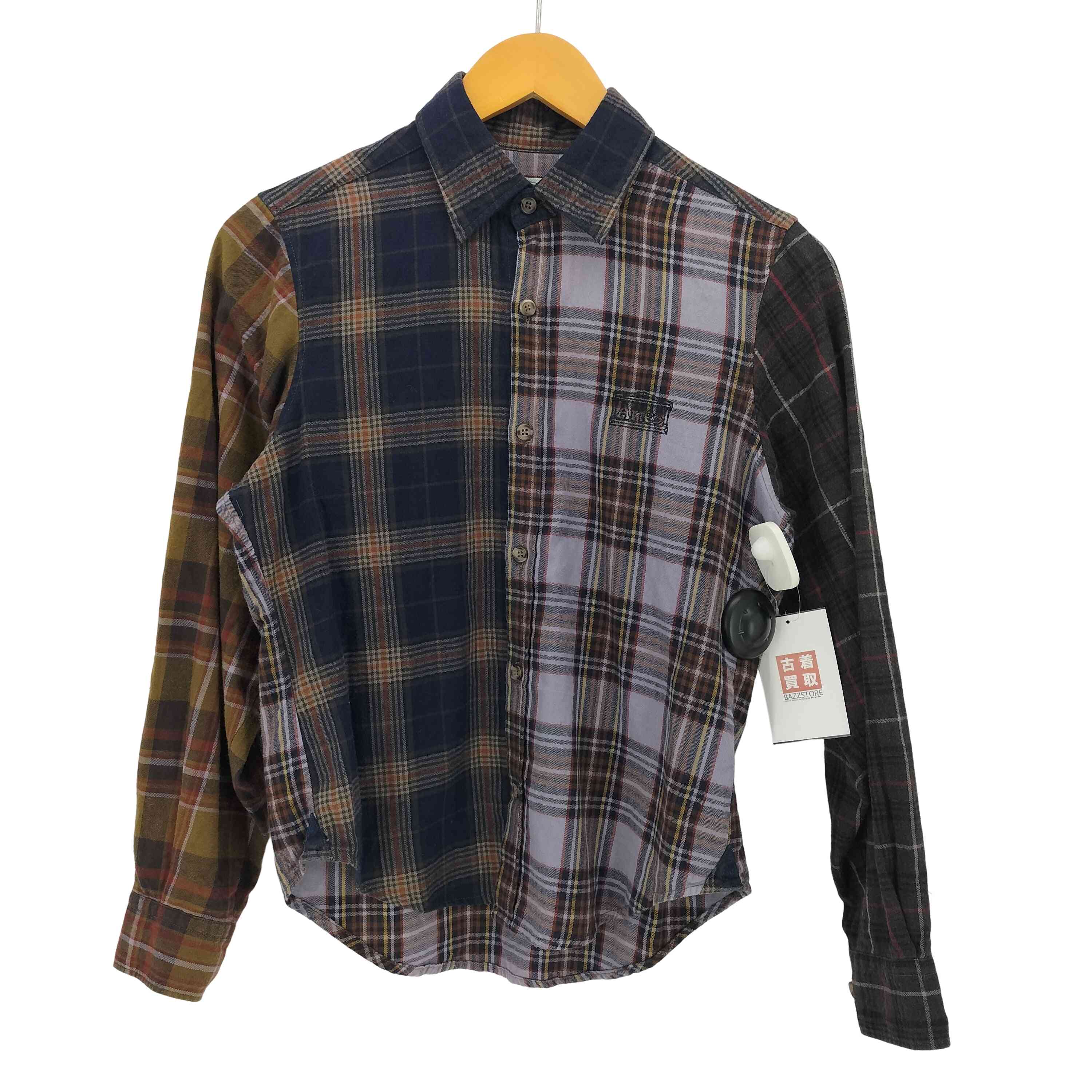 【中古】アリーズ ARIES 25SS OVERDYED PATCHWORK SHIRT メンズ FREE