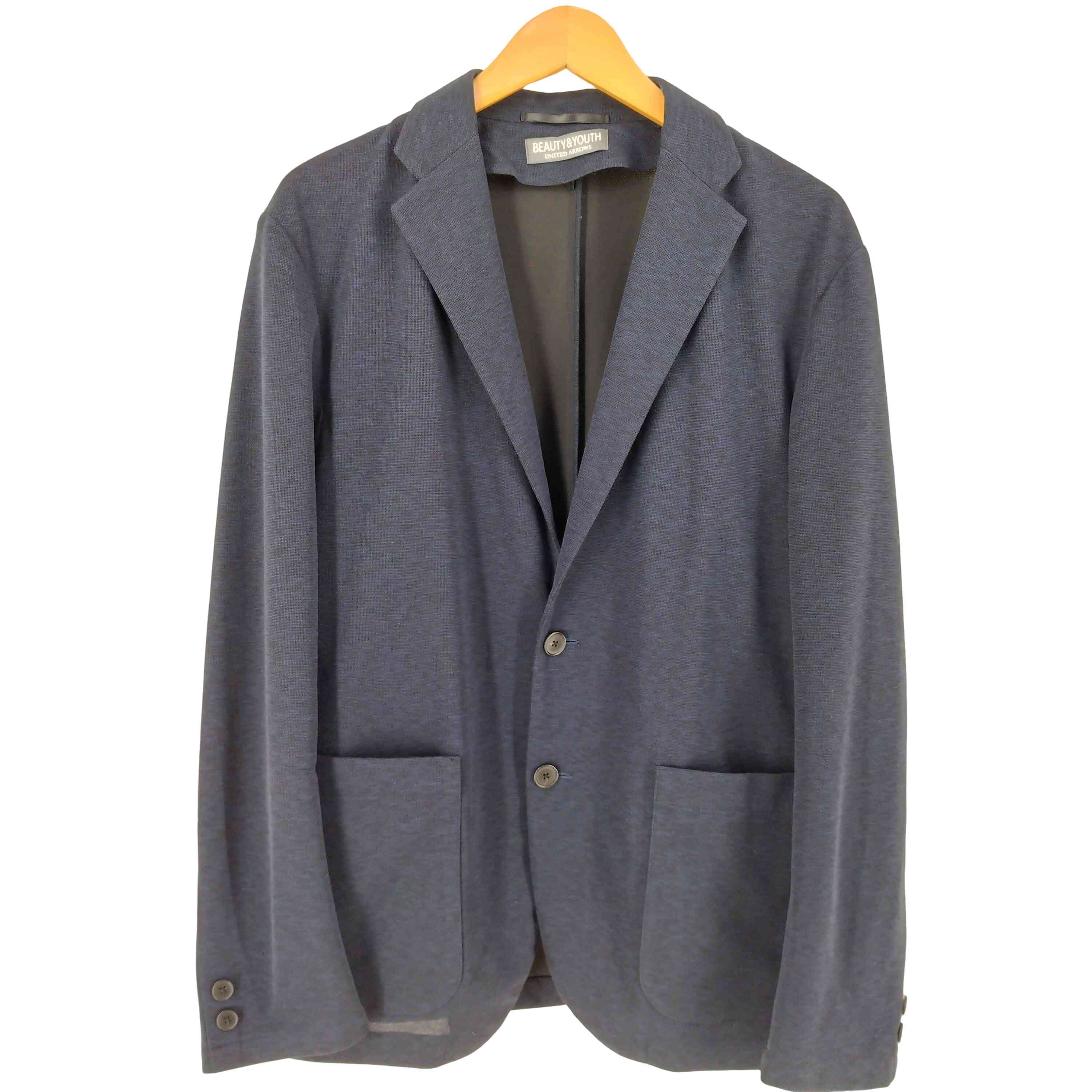 【中古】ビューティーアンドユースユナイテッドアローズ BEAUTY ＆ YOUTH UNITED ARROWS エアカノコ 2名取り草 上衣 ウォッシャブル メンズ  L