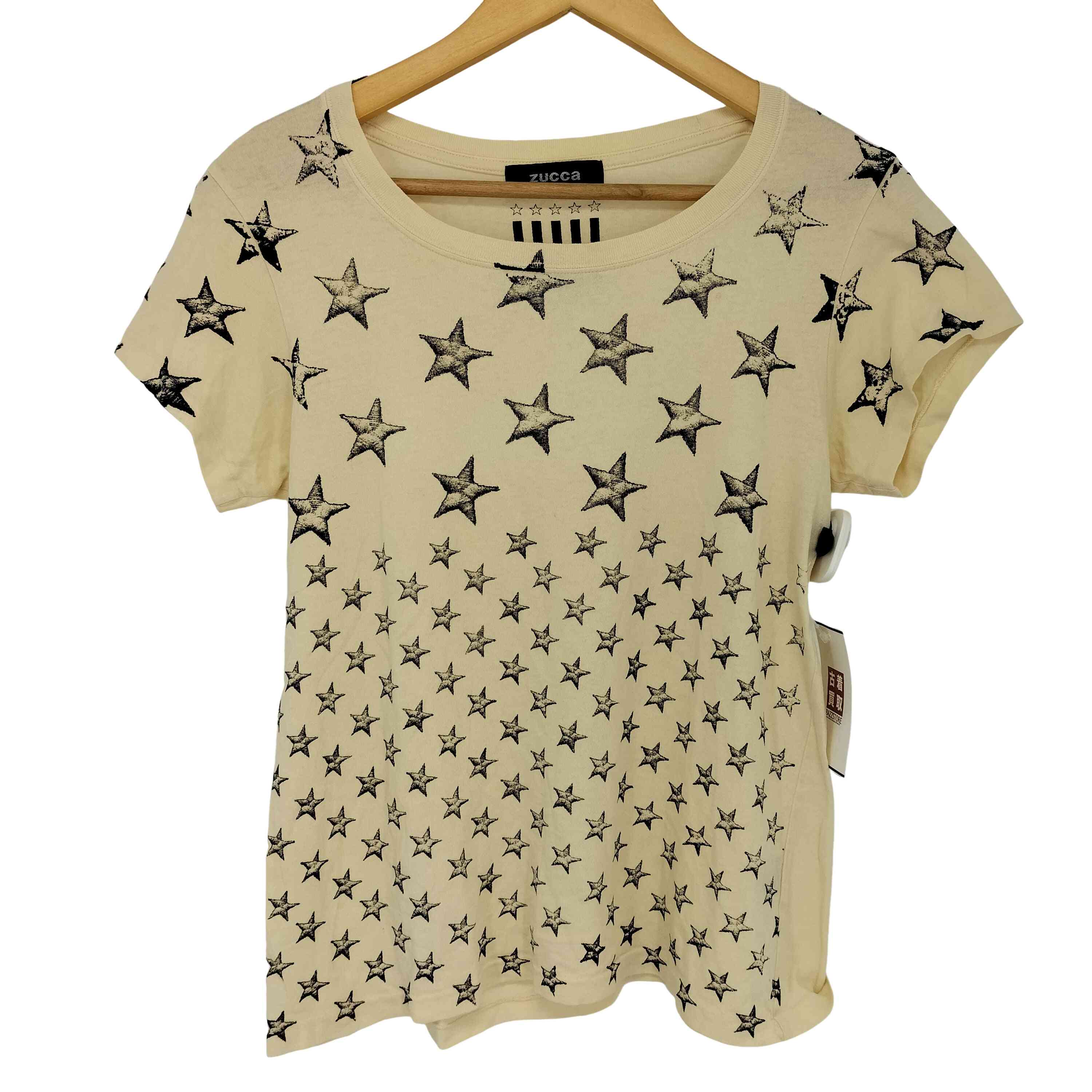 ZUCCA / ズッカ ZU33JK980 S ブラシロゴT 半袖Tシャツ ブランド古着】ZUCCA / ズッカ ZU33JK980 S ブラシロゴT 半袖T