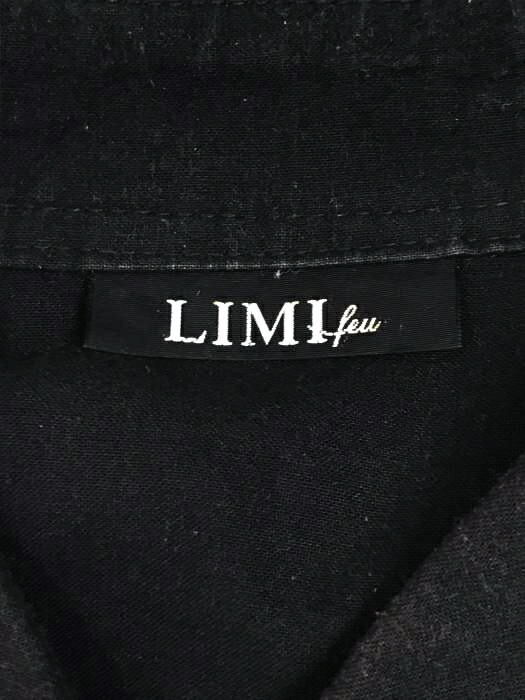 Limi Feu リミフゥ シャツワンピース レディース 90年代ビンテージ 黒系 Jpn S 日本サイズ S 相当 変形シャツワンピース 中古 ブランド古着バズストアbazzstore Rvcconst Com