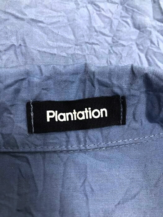 レディースm Plantation プランテーション ワンピース キャッチワッシャーワンピース レディース 青系 シャツワンピース シャツワンピース プランテーション 21年春夏新作 21年春夏新作 中古 キャッチワッシャーワンピース プランテーション Plantation M